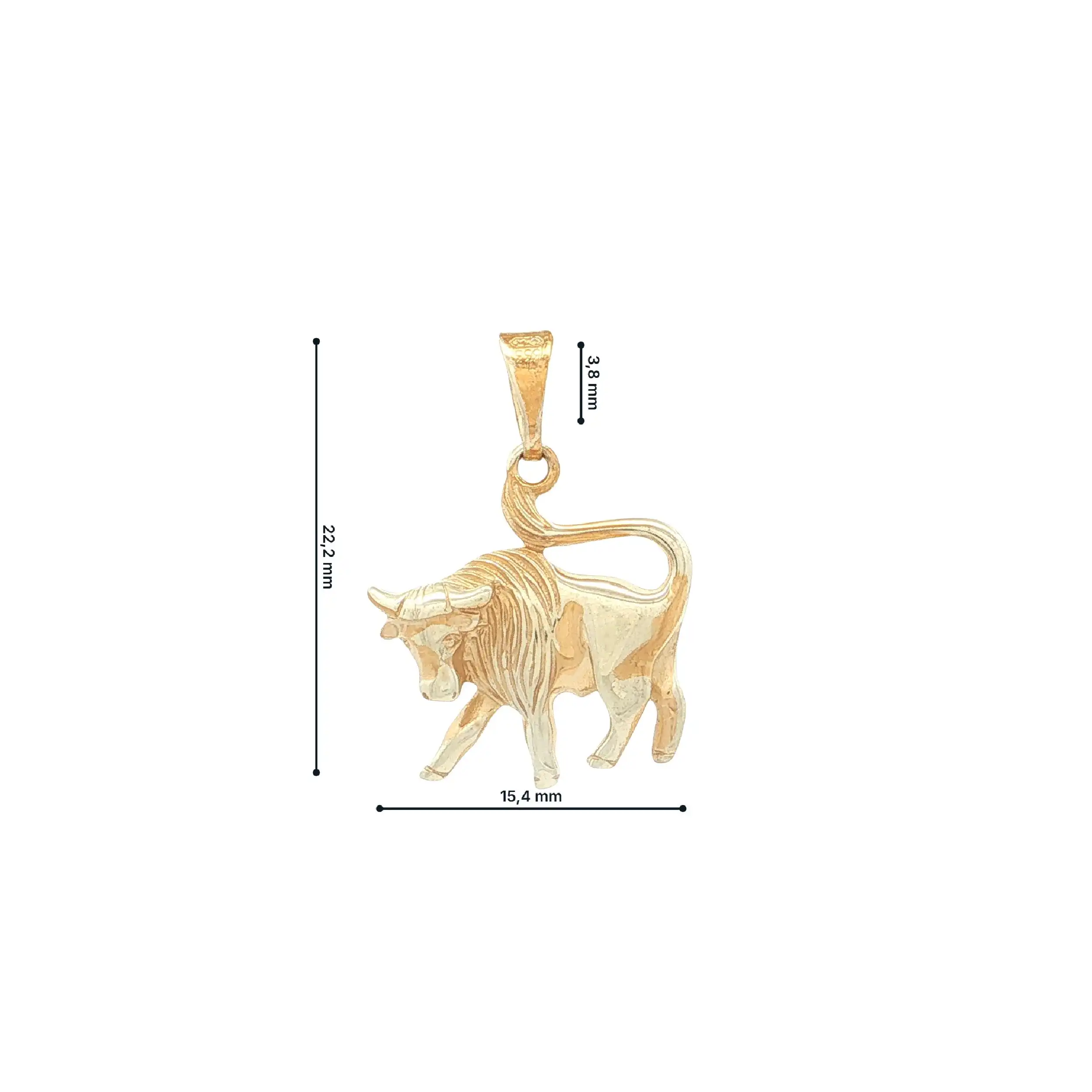 Anhänger Gelbgold "Stier"
