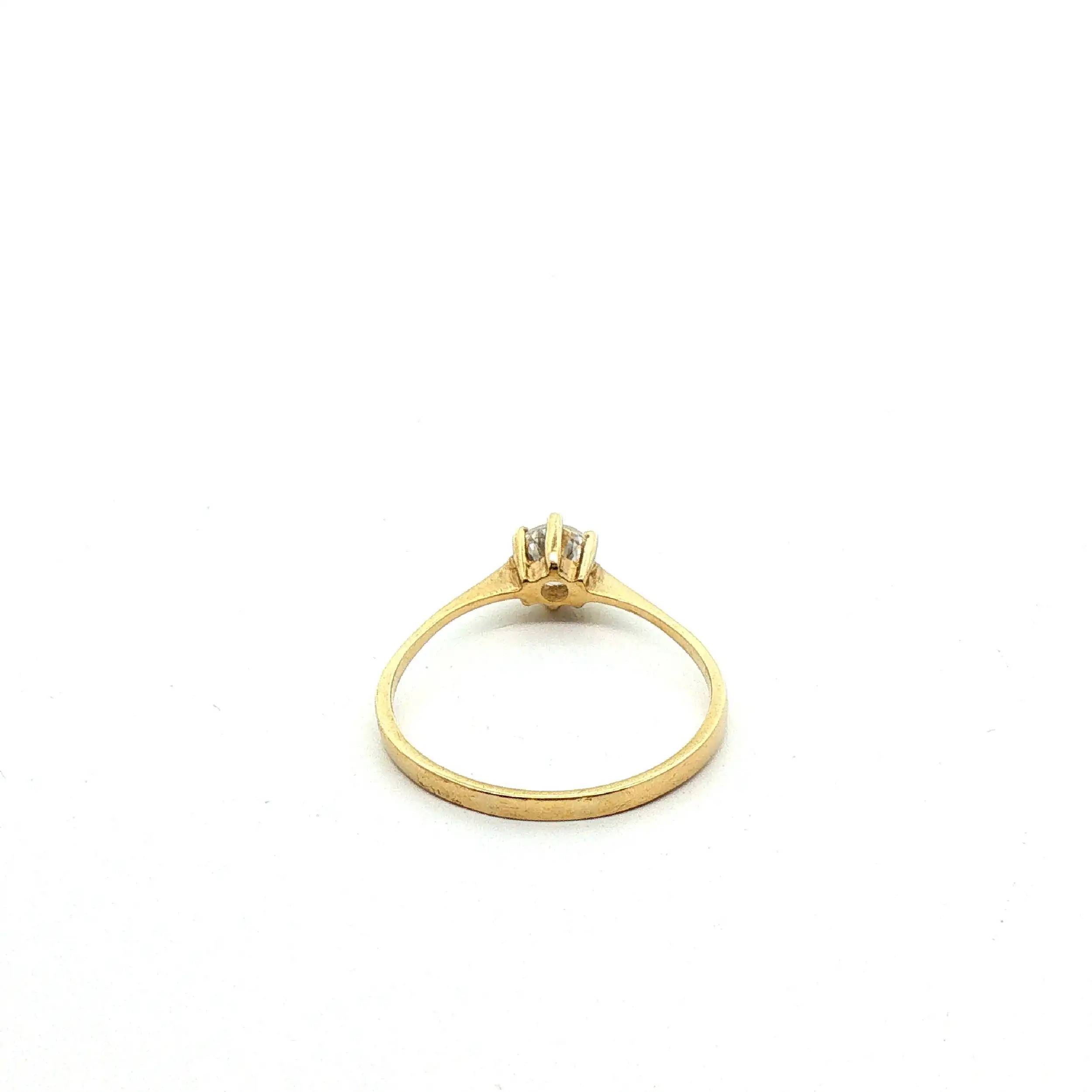 Ring Gelbgold mit Zirkonia Ring Gelbgold mit Zirkonia