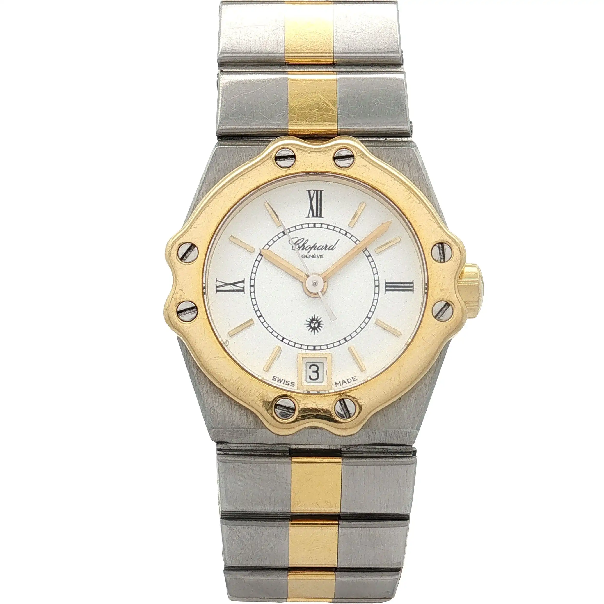 Damenuhr Chopard St. Moritz Quarz Bicolor