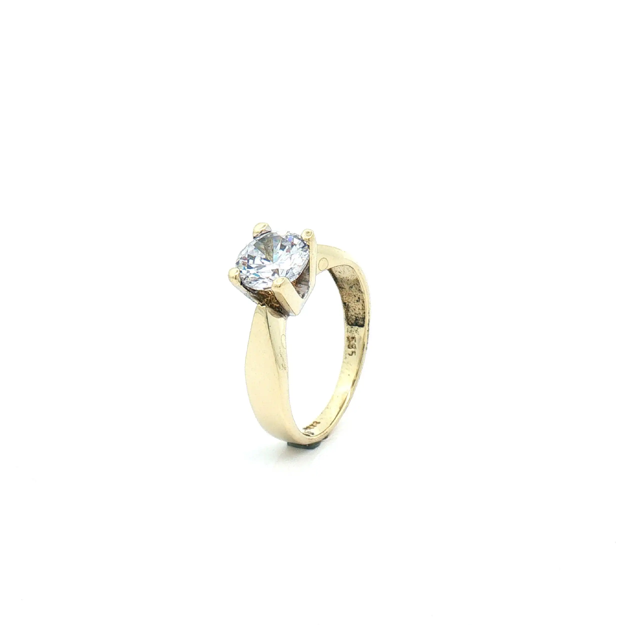 Ring Bicolor mit Zirkonia