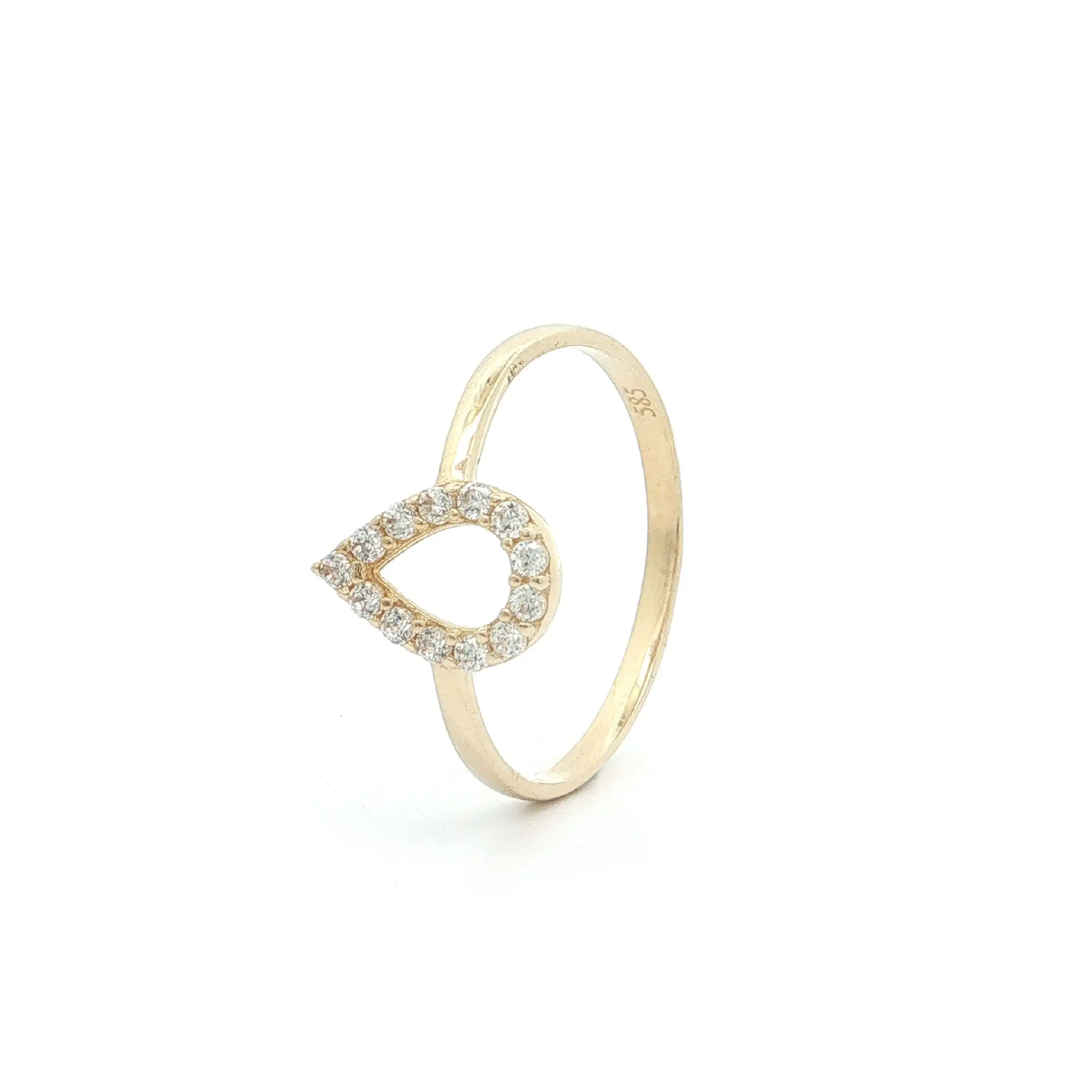 Ring Gelbgold mit Zirkonia