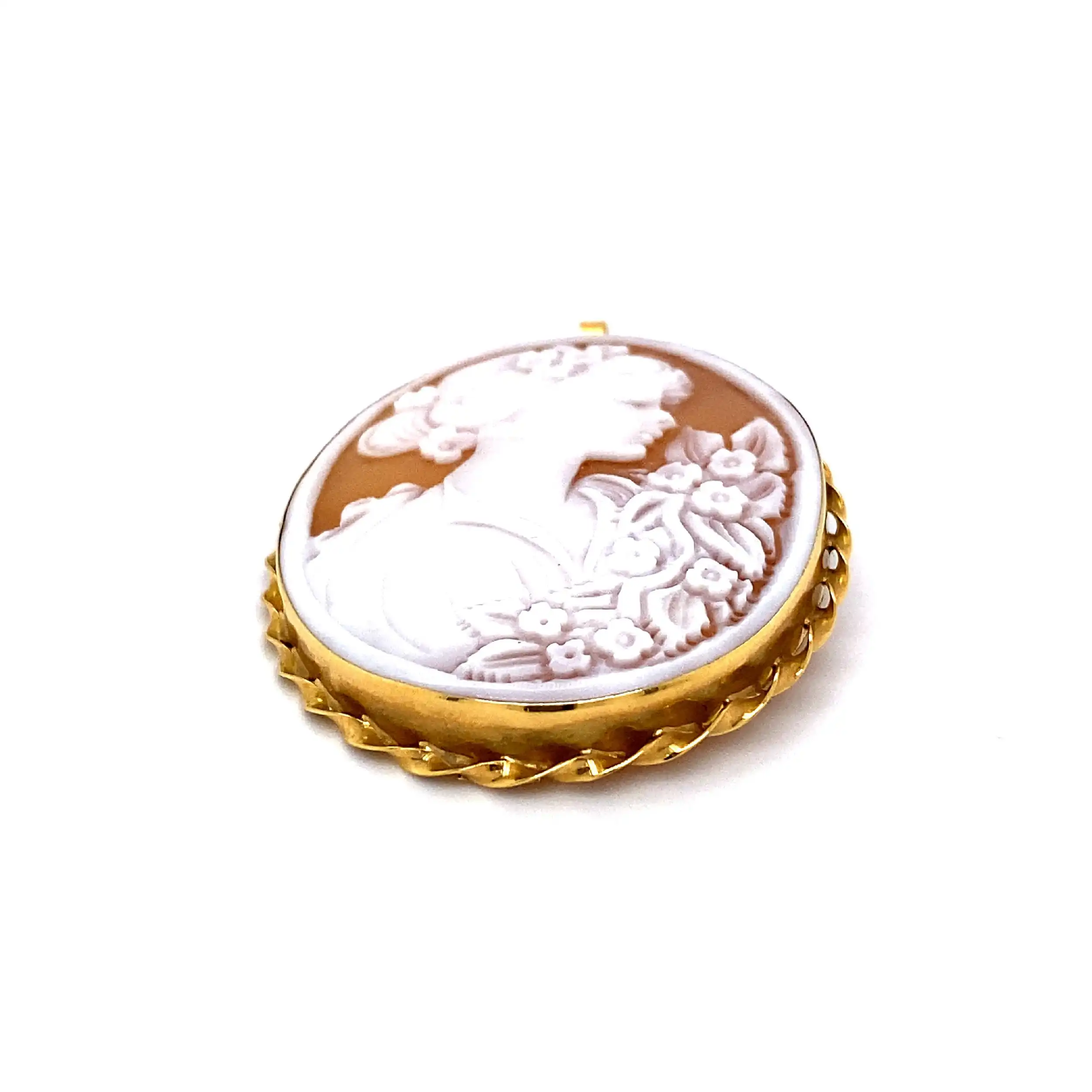Anhänger/Brosche Gelbgold Gemme Anhänger/Brosche Gelbgold Gemme