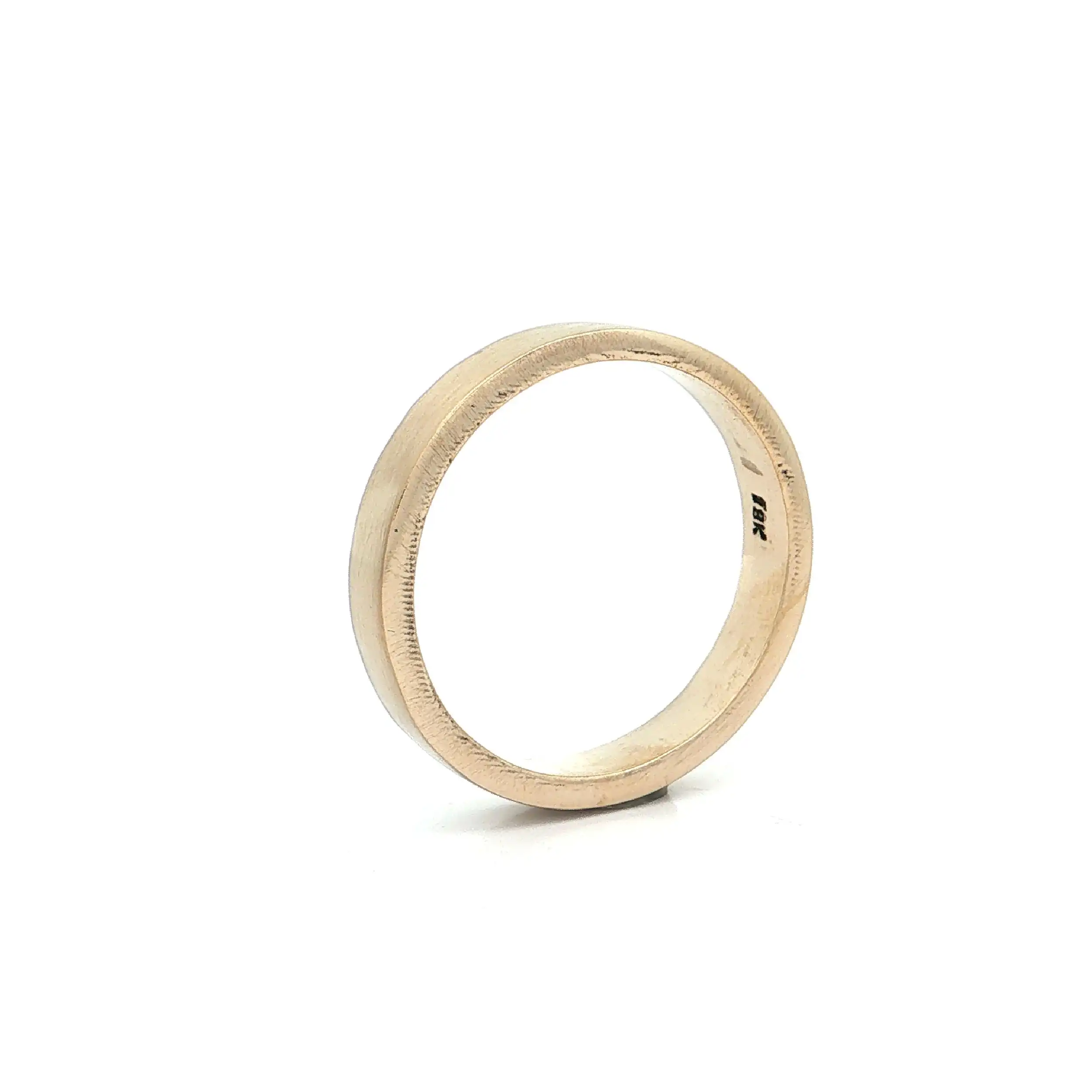 Ring Gelbgold mattiert