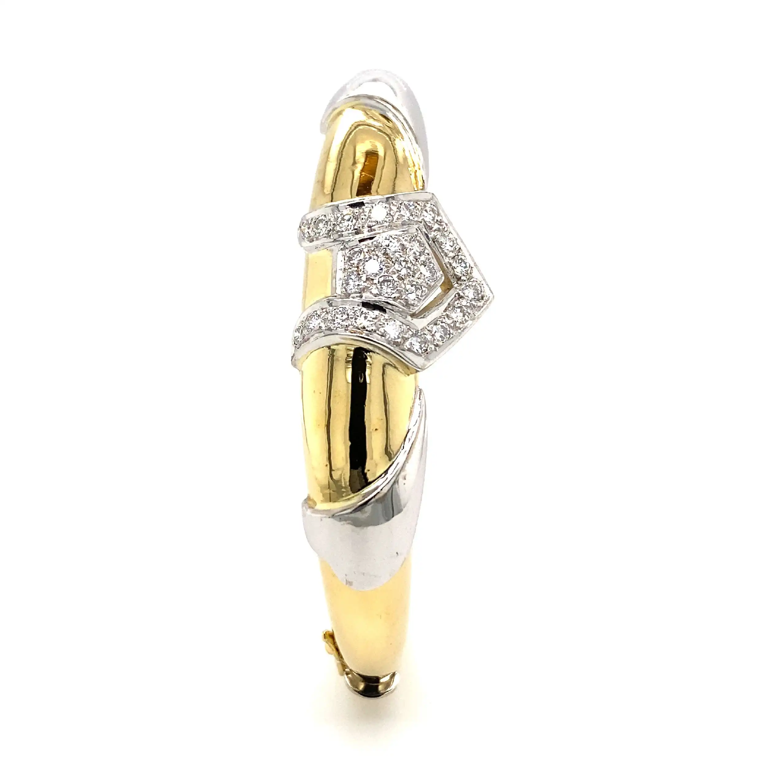 Armreif Bicolor mit Brillanten