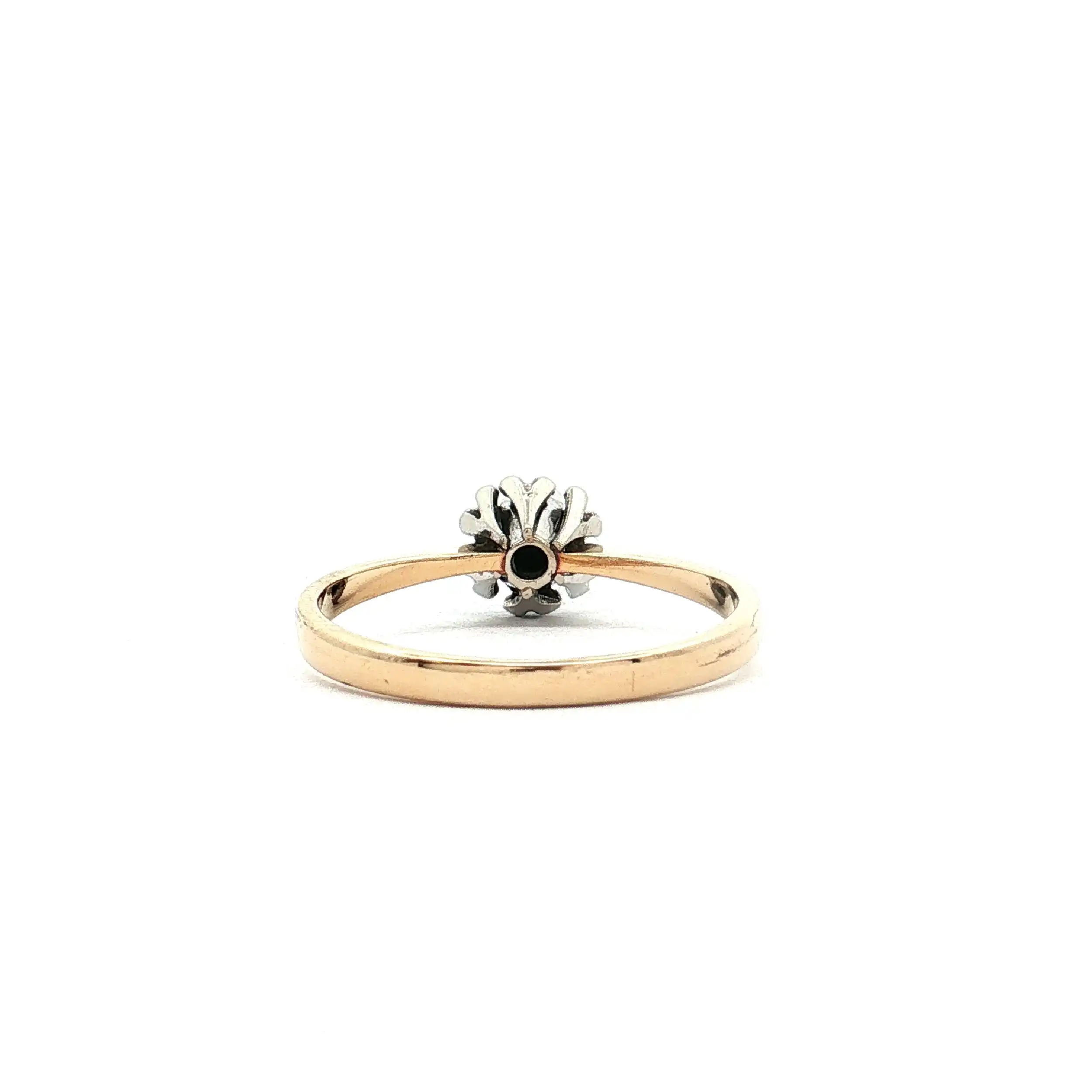 Ring Bicolor mit Brillant Solitär