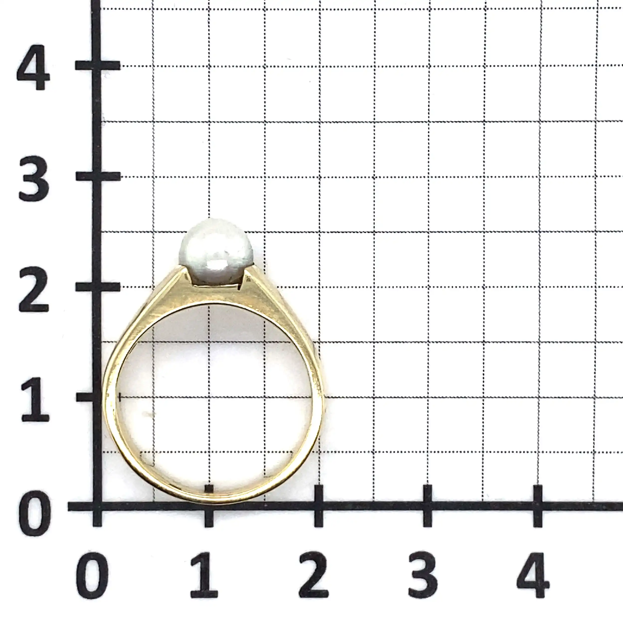 Ring Gelbgold mit Perle Ring Gelbgold mit Perle