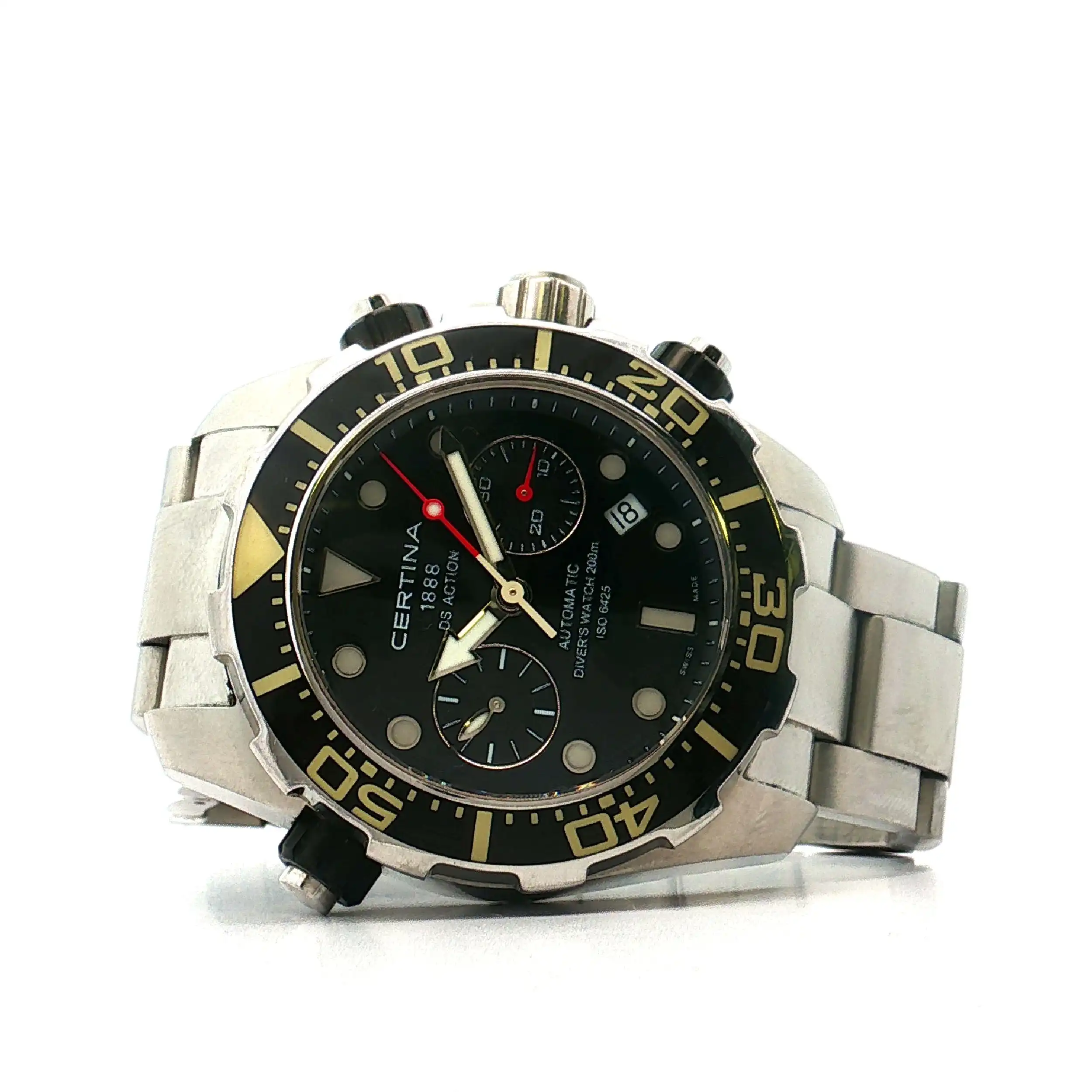 Herrenuhr Certina Taucheruhr 200m Chronograph DS Action