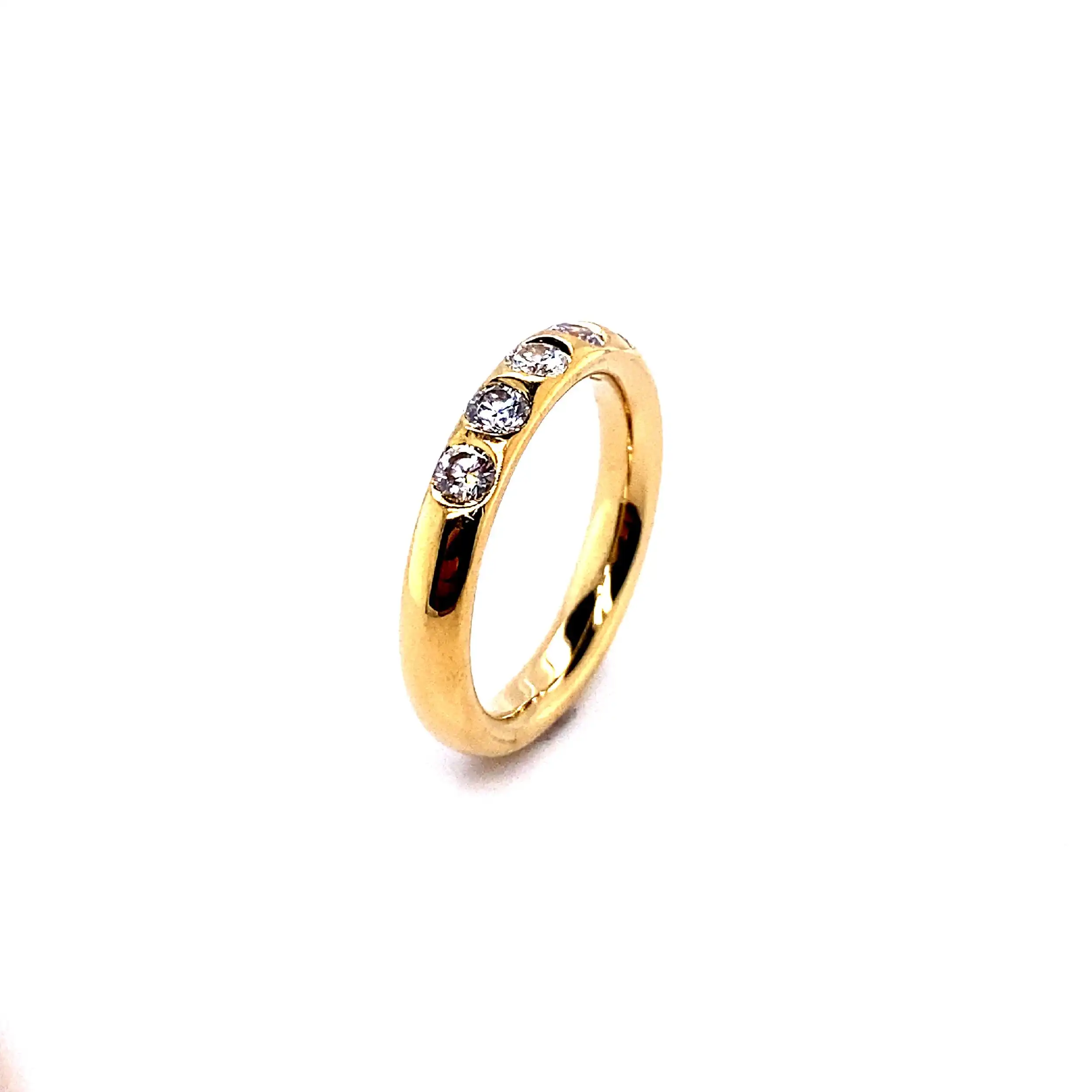 Ring Gelbgold mit Brillanten