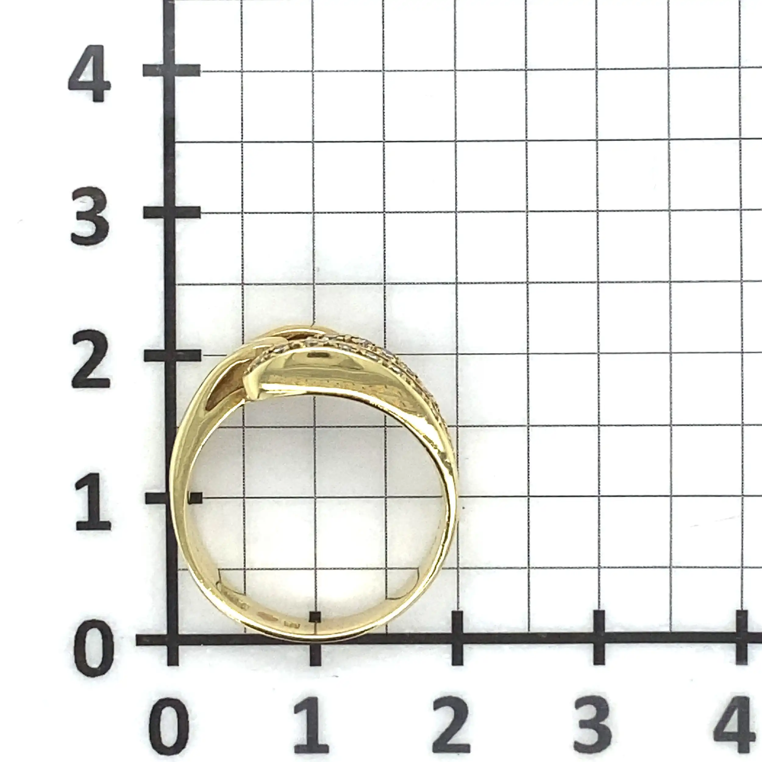 Ring Gelbgold mit Diamanten, graviert mit 0,20ct Ring Gelbgold mit Diamanten, graviert mit 0,20ct