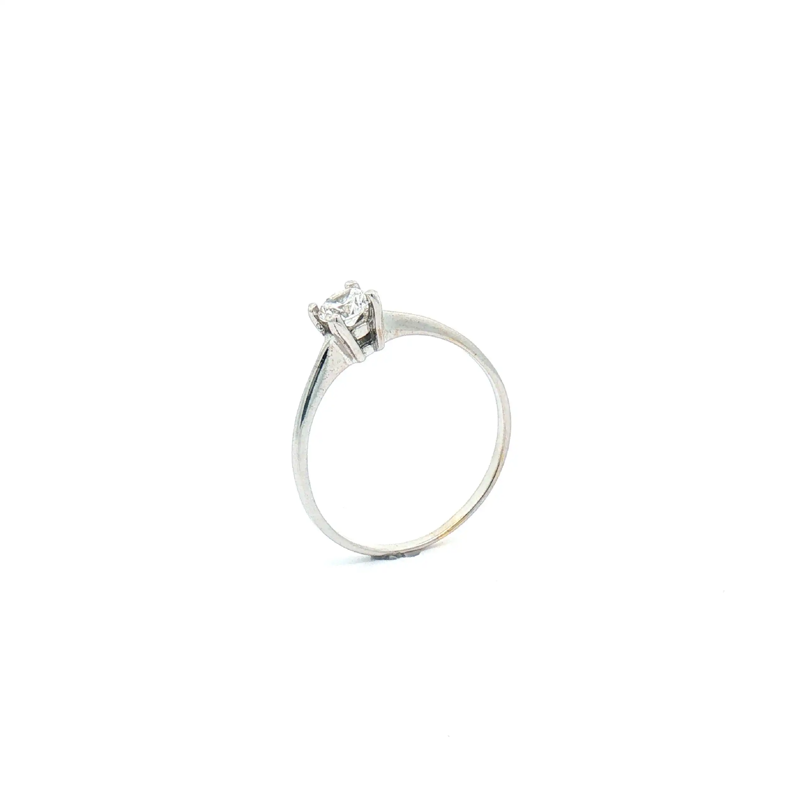 Ring Weißgold mit Zirkonia