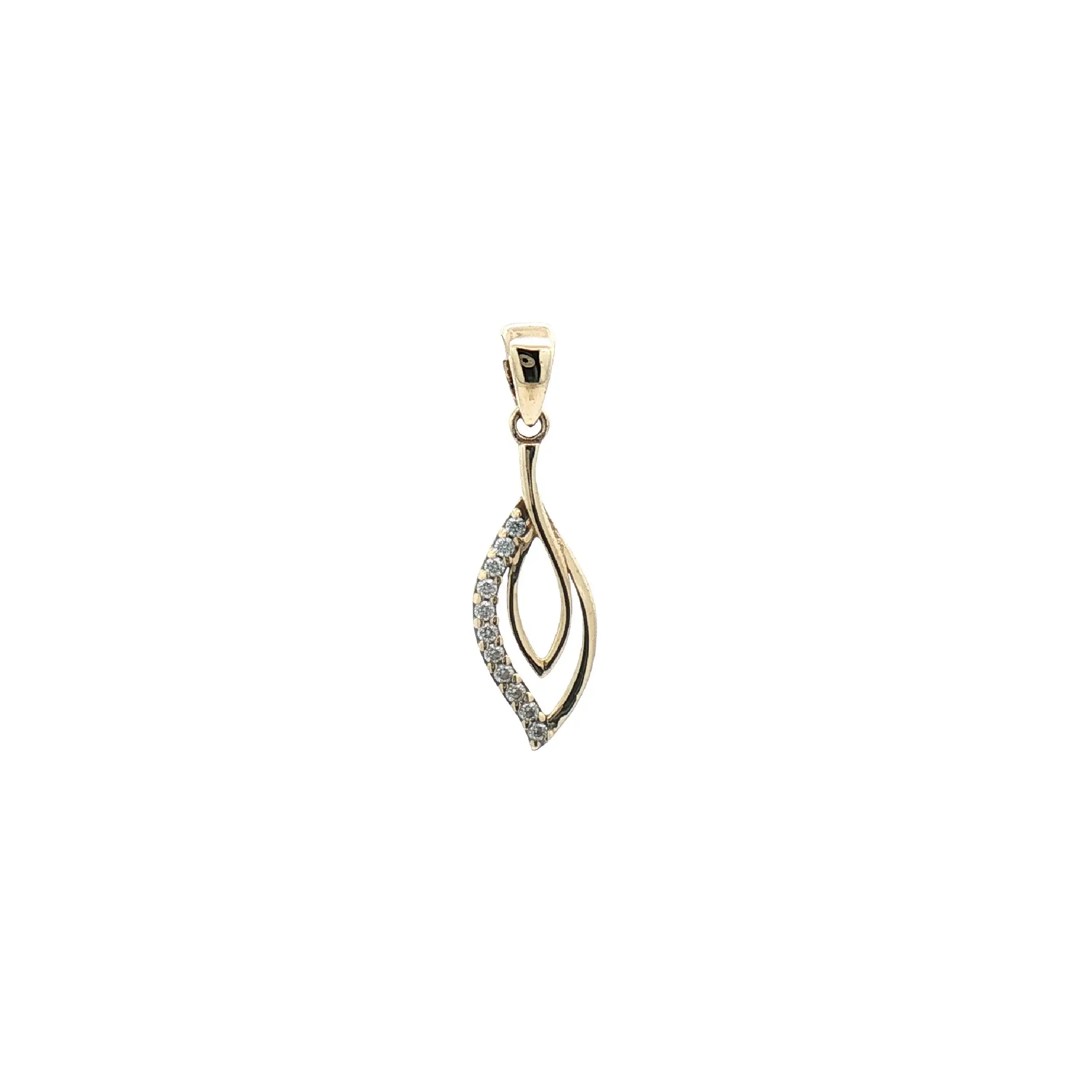 Anhänger Gelbgold mit Zirkonia Anhänger Gelbgold mit Zirkonia