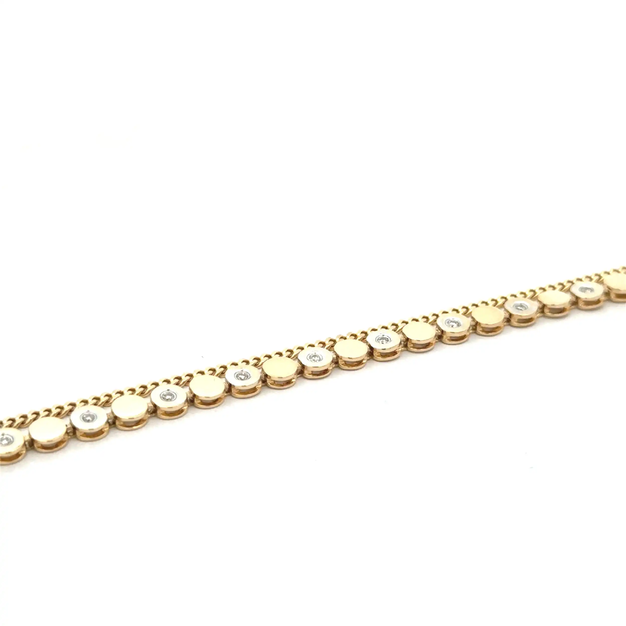 Armband Bicolor mit Brillanten Armband Bicolor mit Brillanten