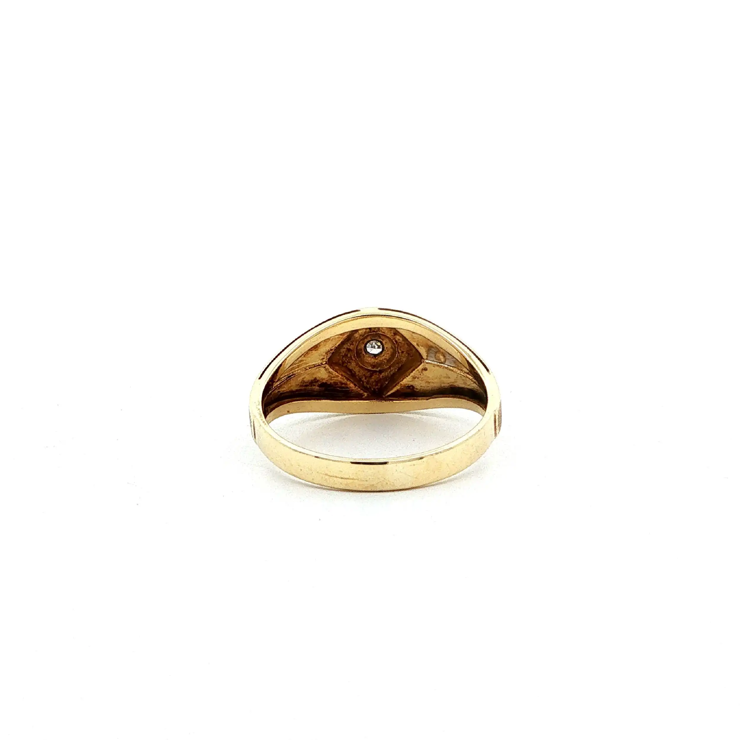 Ring Bicolor mit Diamant
