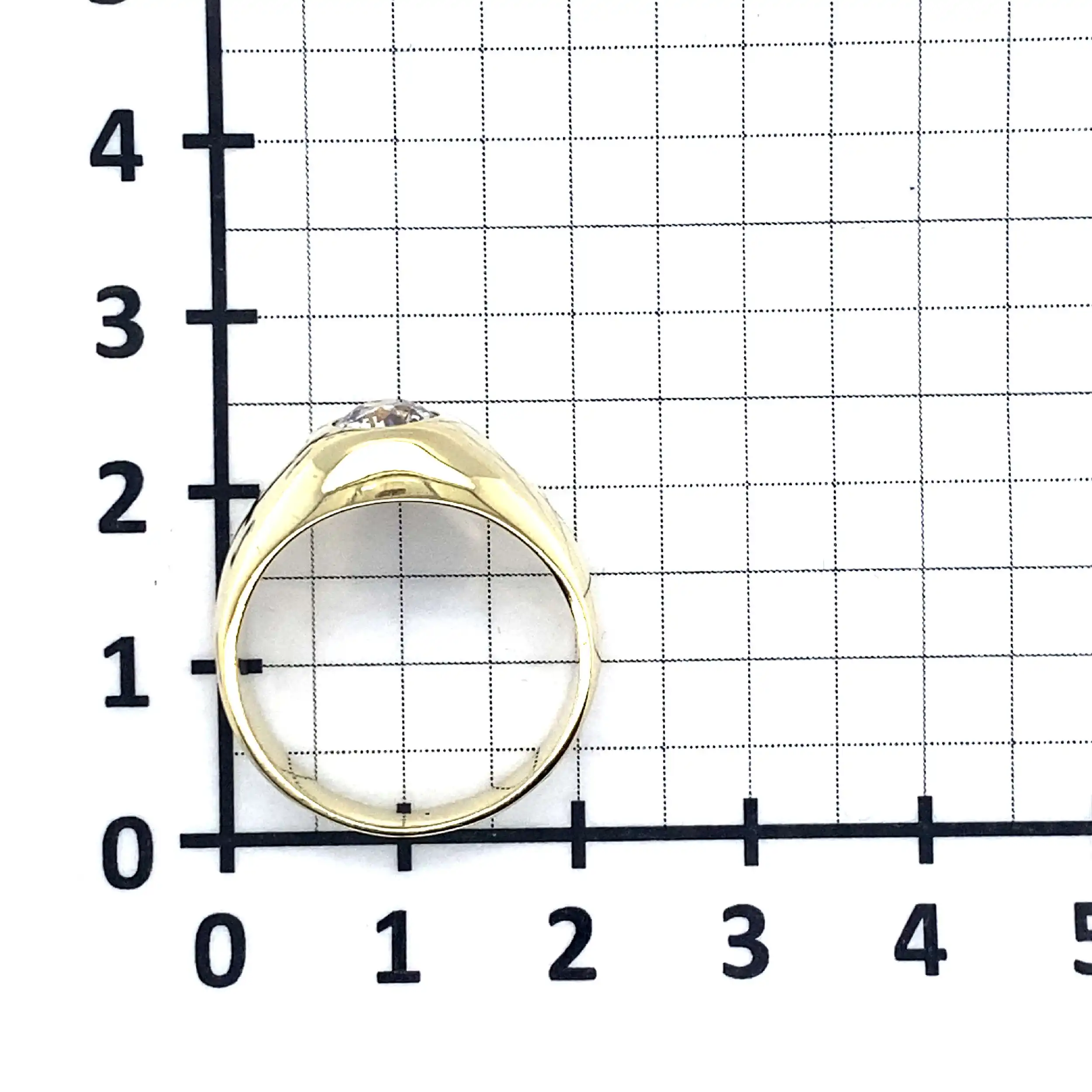 Herrenring mit Altschliffdiamant Herrenring mit Altschliffdiamant