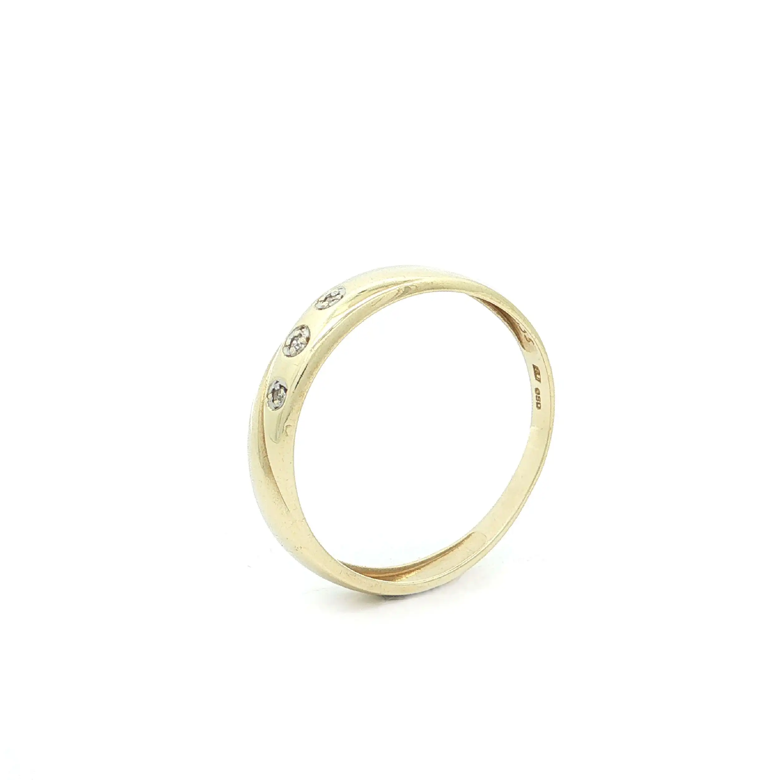 Ring Gelbgold mit Diamanten Ring Gelbgold mit Diamanten