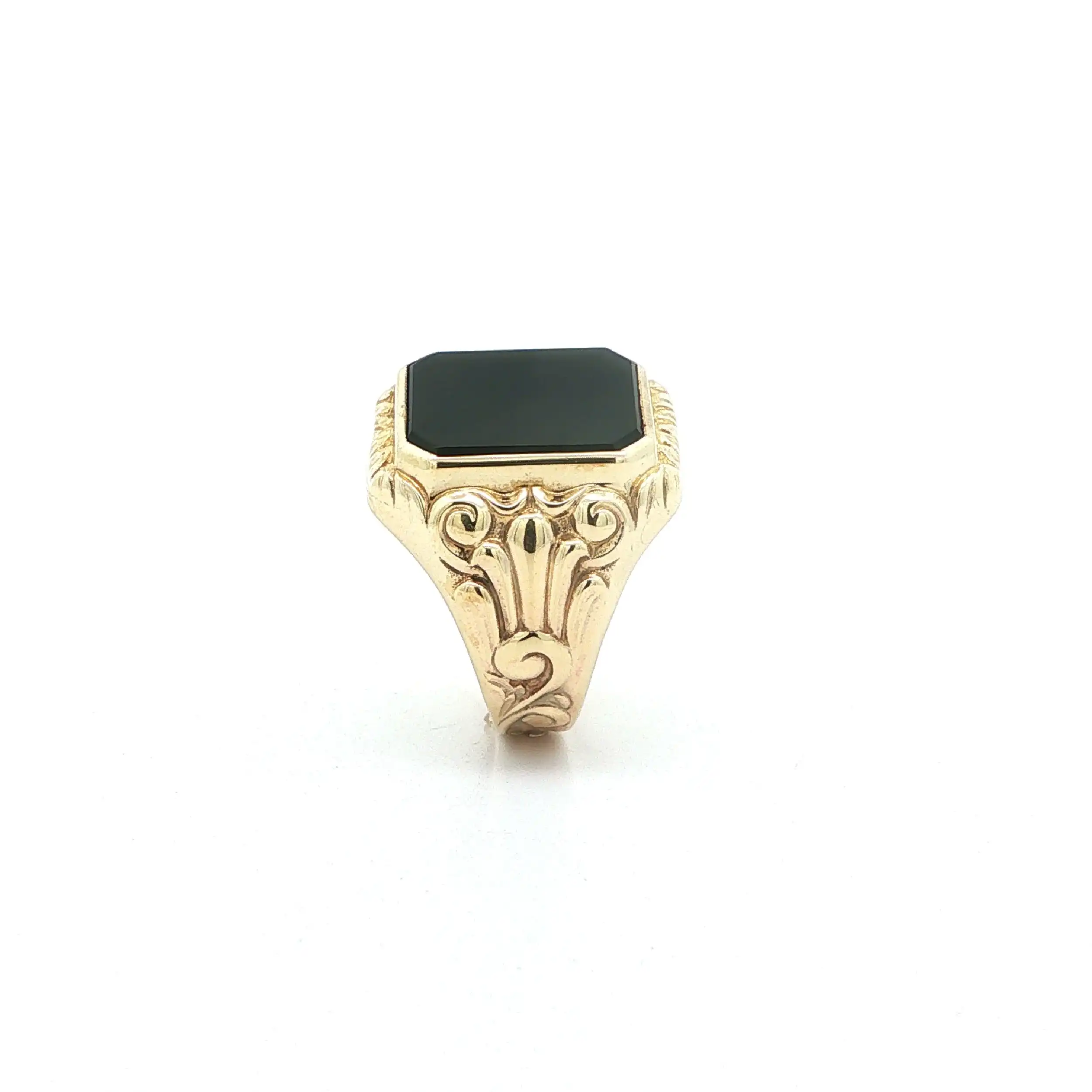 Ring Gelbgold mit Onyx Ring Gelbgold mit Onyx