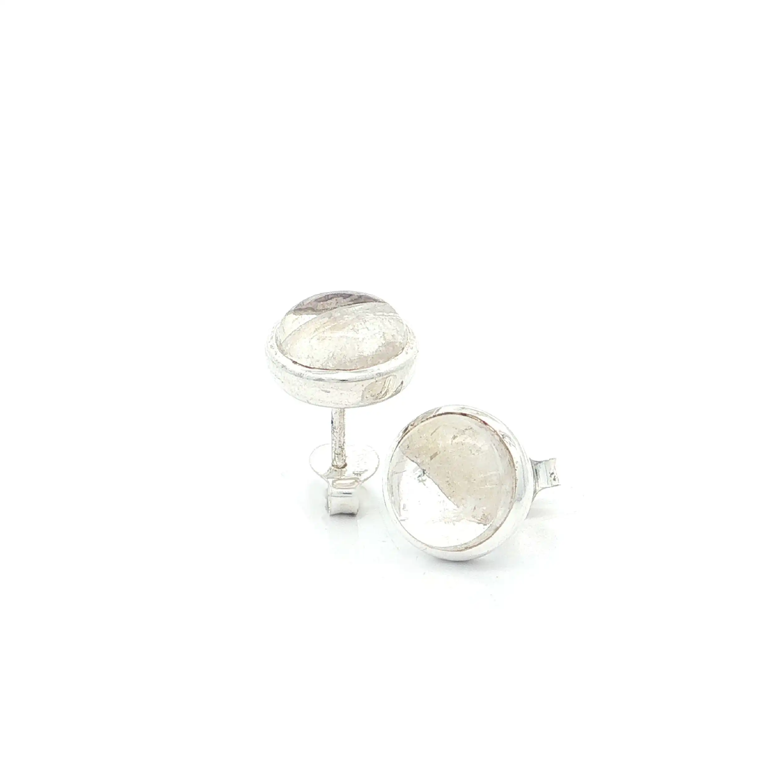 Ohrstecker Silber mit Mondstein