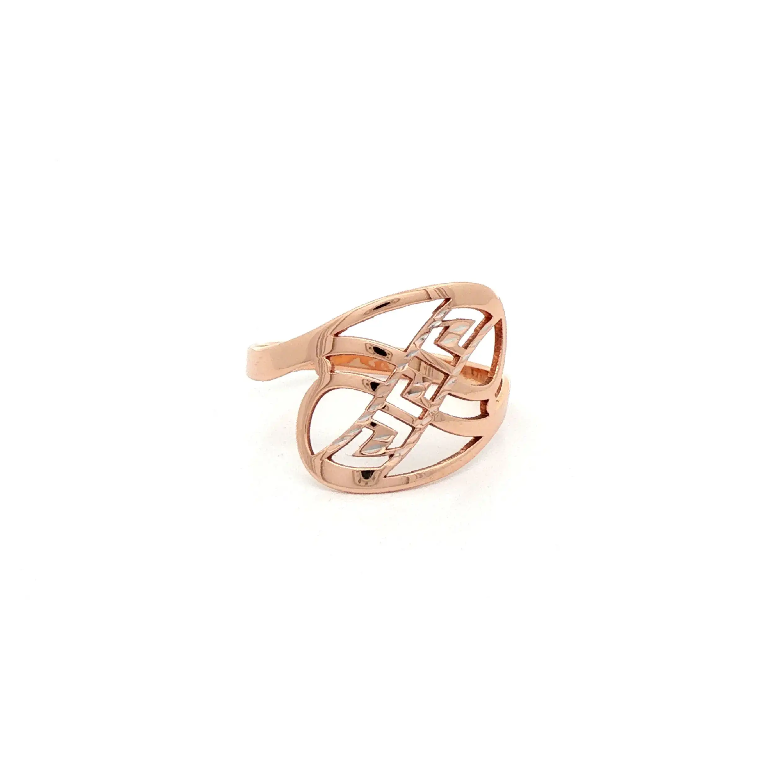 Ring Rotgold mit durchbrochenem Muster Ring Rotgold mit durchbrochenem Muster