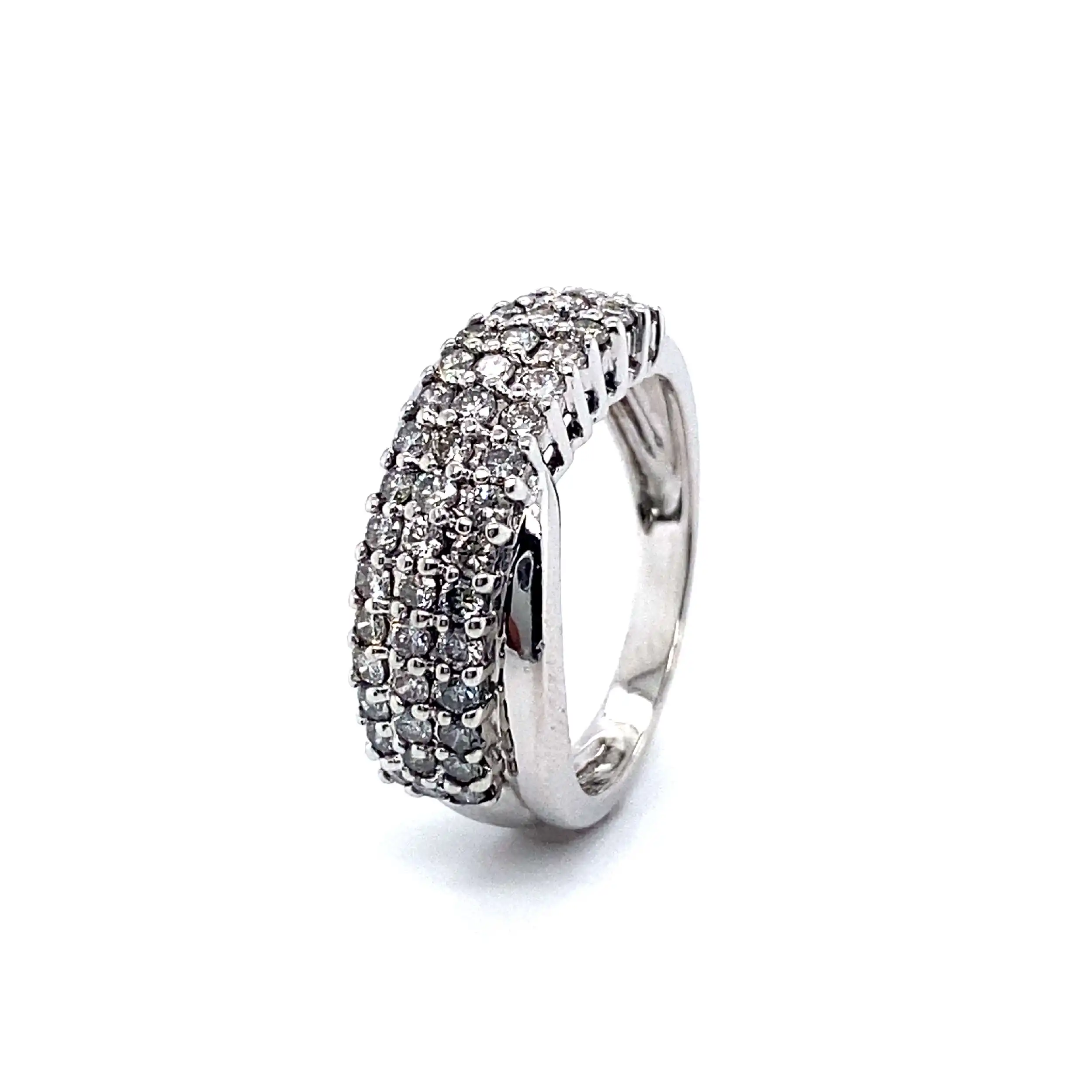 Ring Weißgold mit Brillanten Ring Weißgold mit Brillanten