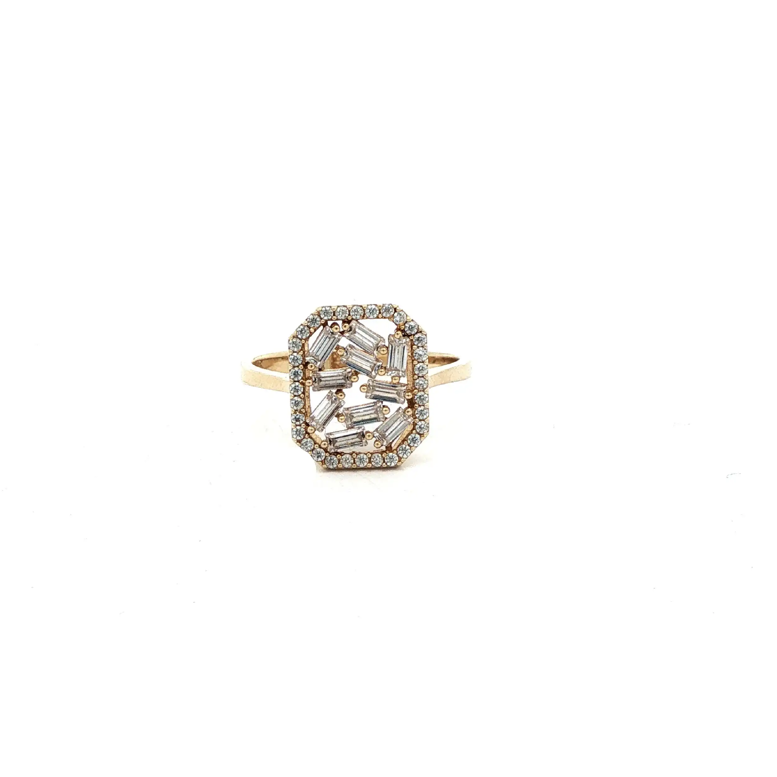 Ring Gelbgold mit Zirkonia Ring Gelbgold mit Zirkonia