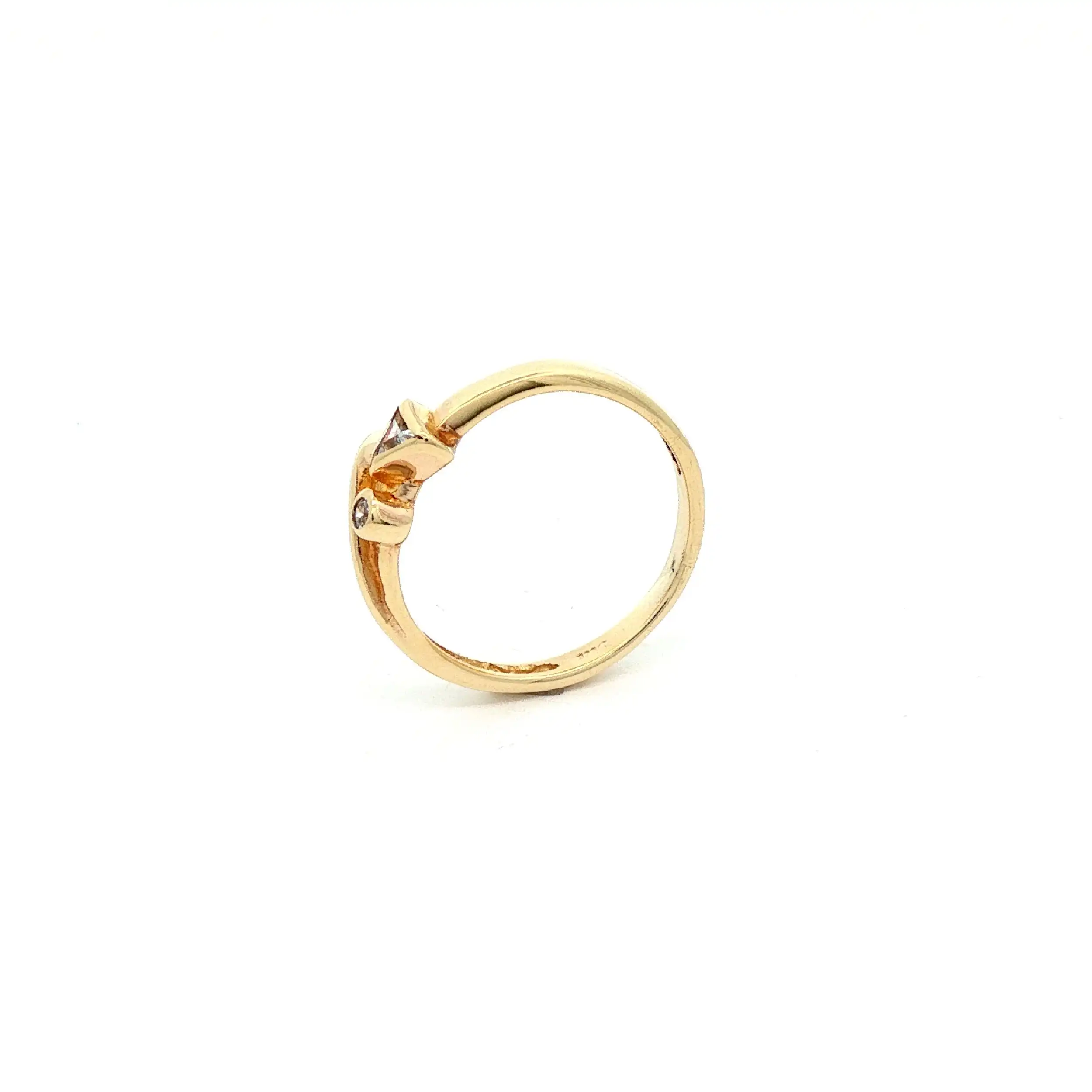 Ring Gelbgold mit Zirkonia