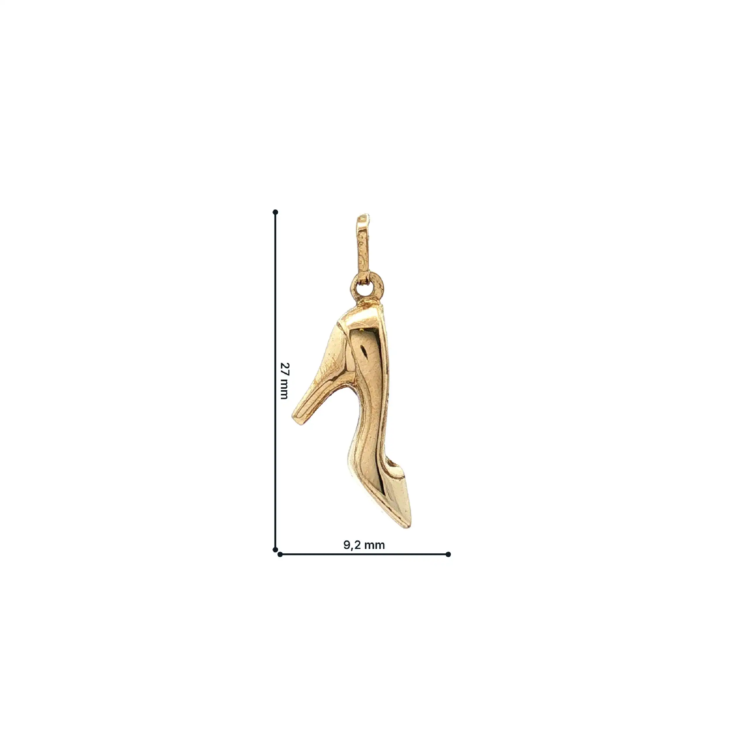Anhänger High Heel Gelbgold Anhänger High Heel Gelbgold
