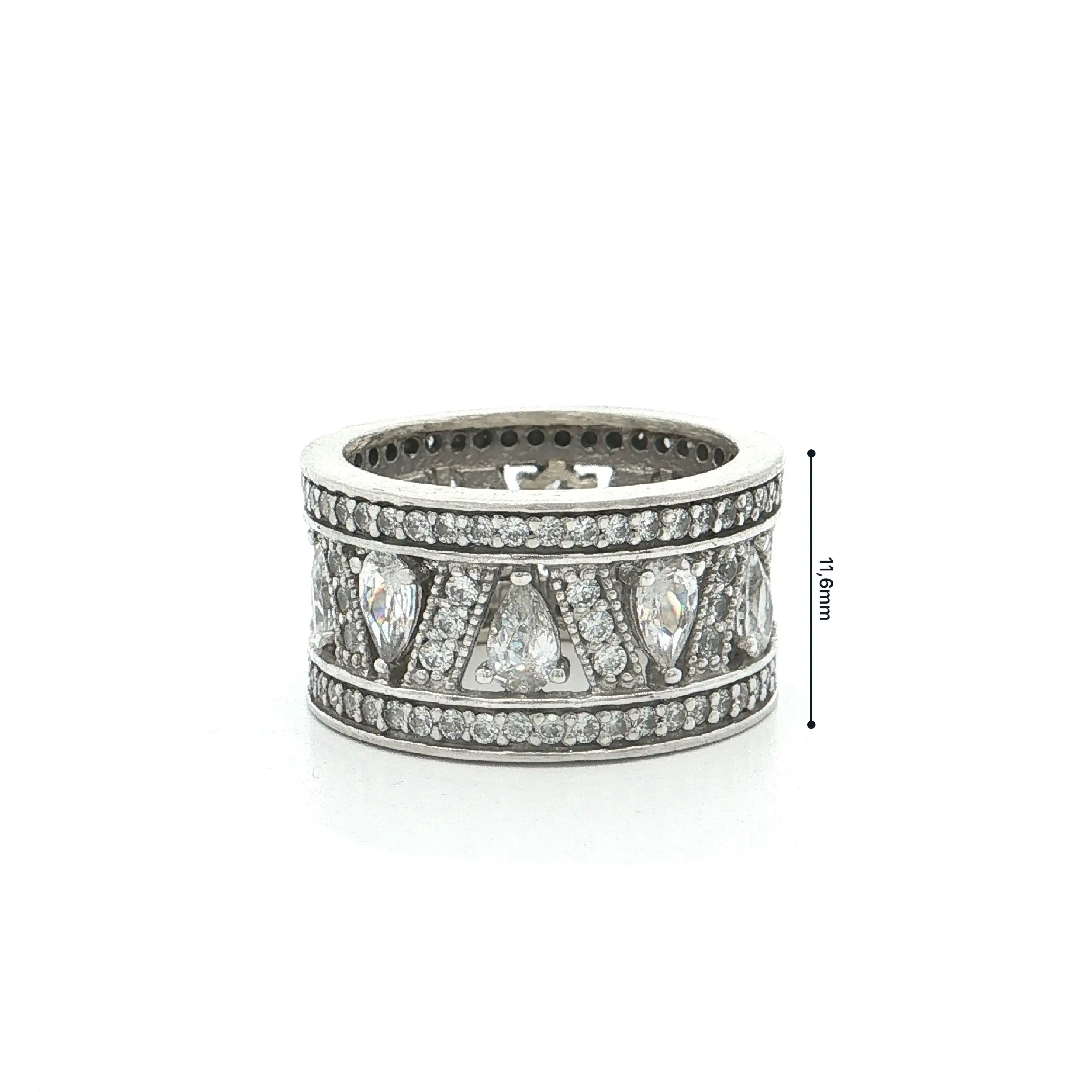 Ring Silber mit Zirkonia