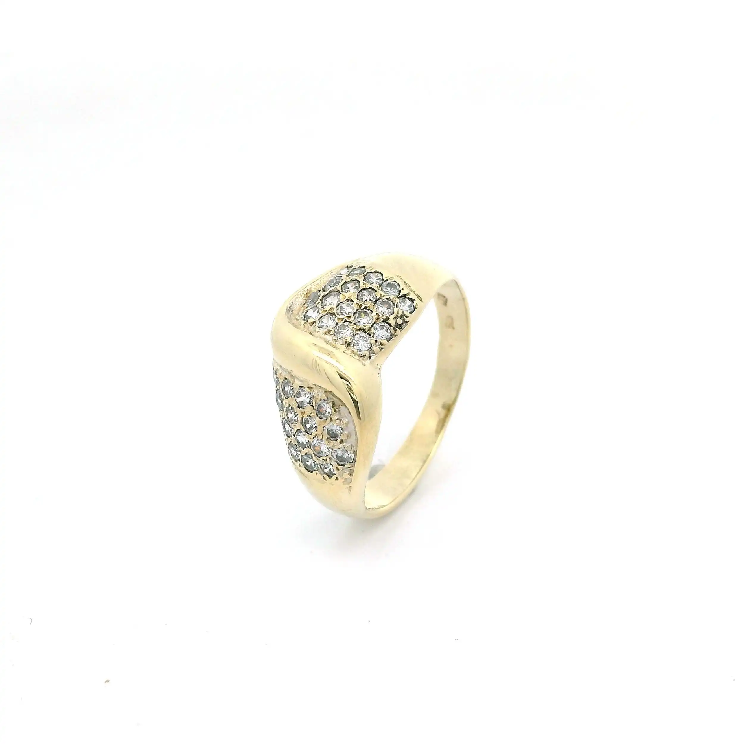 Ring Gelbgold mit Zirkonia Ring Gelbgold mit Zirkonia