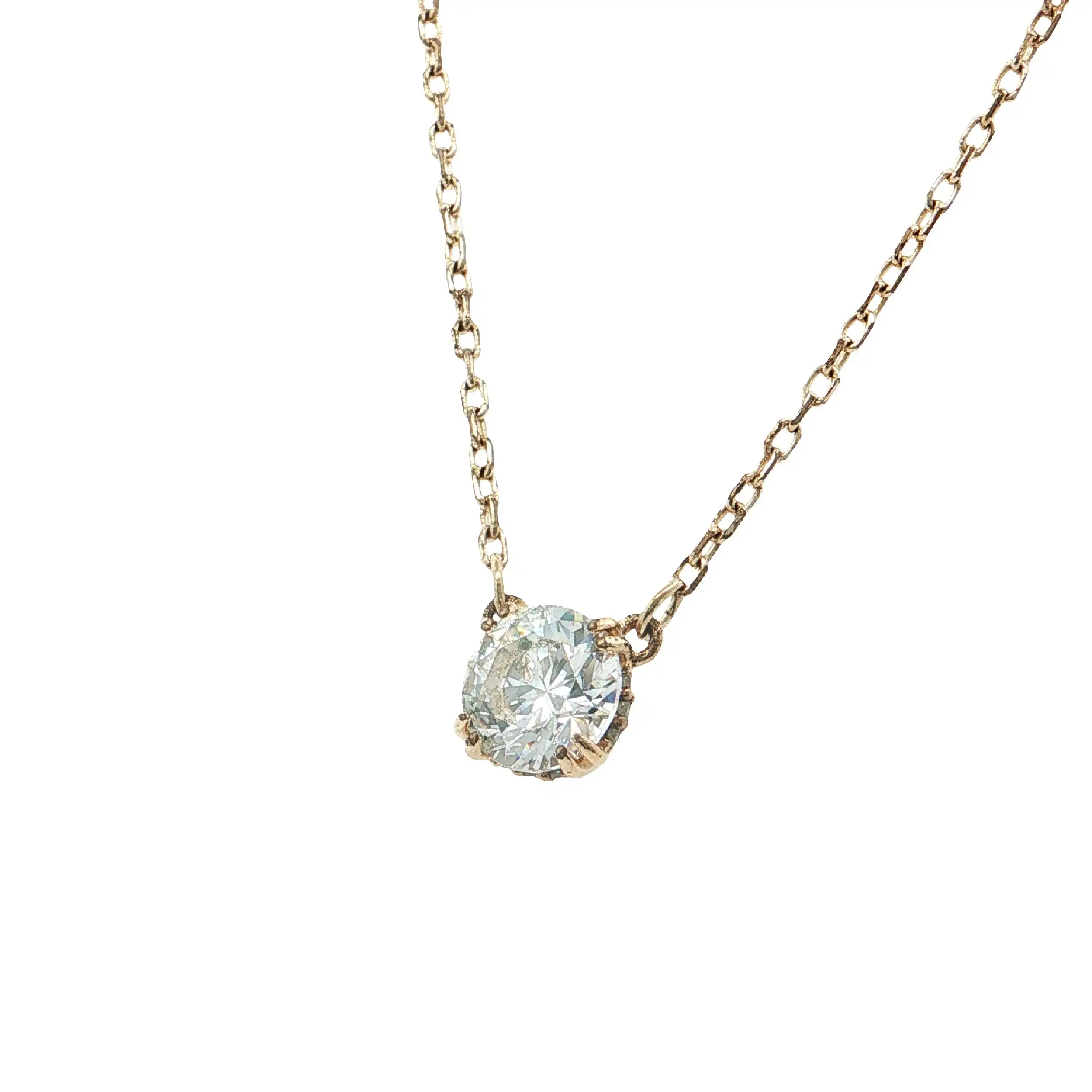 Collier vergoldet mit Zirkonia "Swarovski"