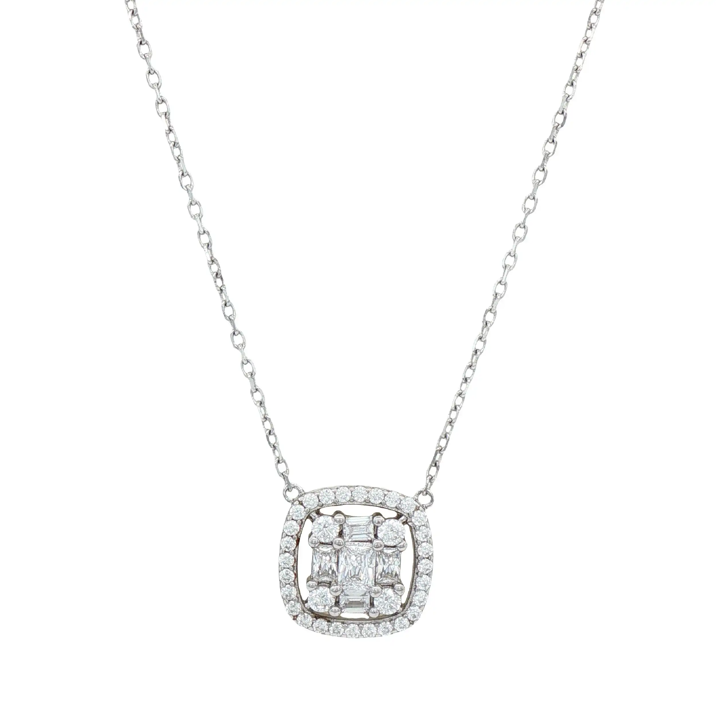 Ankercollier Silber mit Zirkonia Ankercollier Silber mit Zirkonia