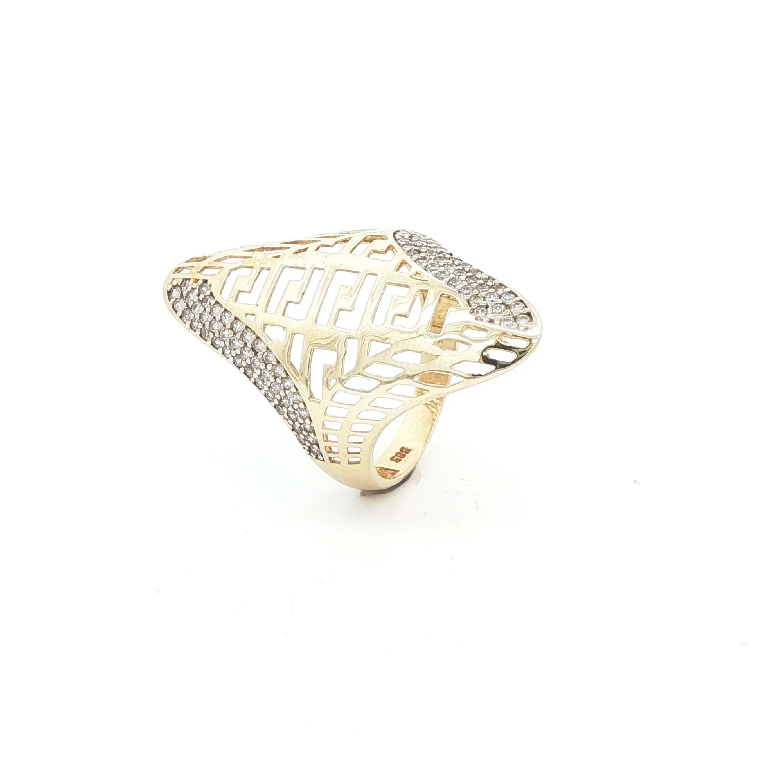 Damenring Bicolor mit Zirkonia