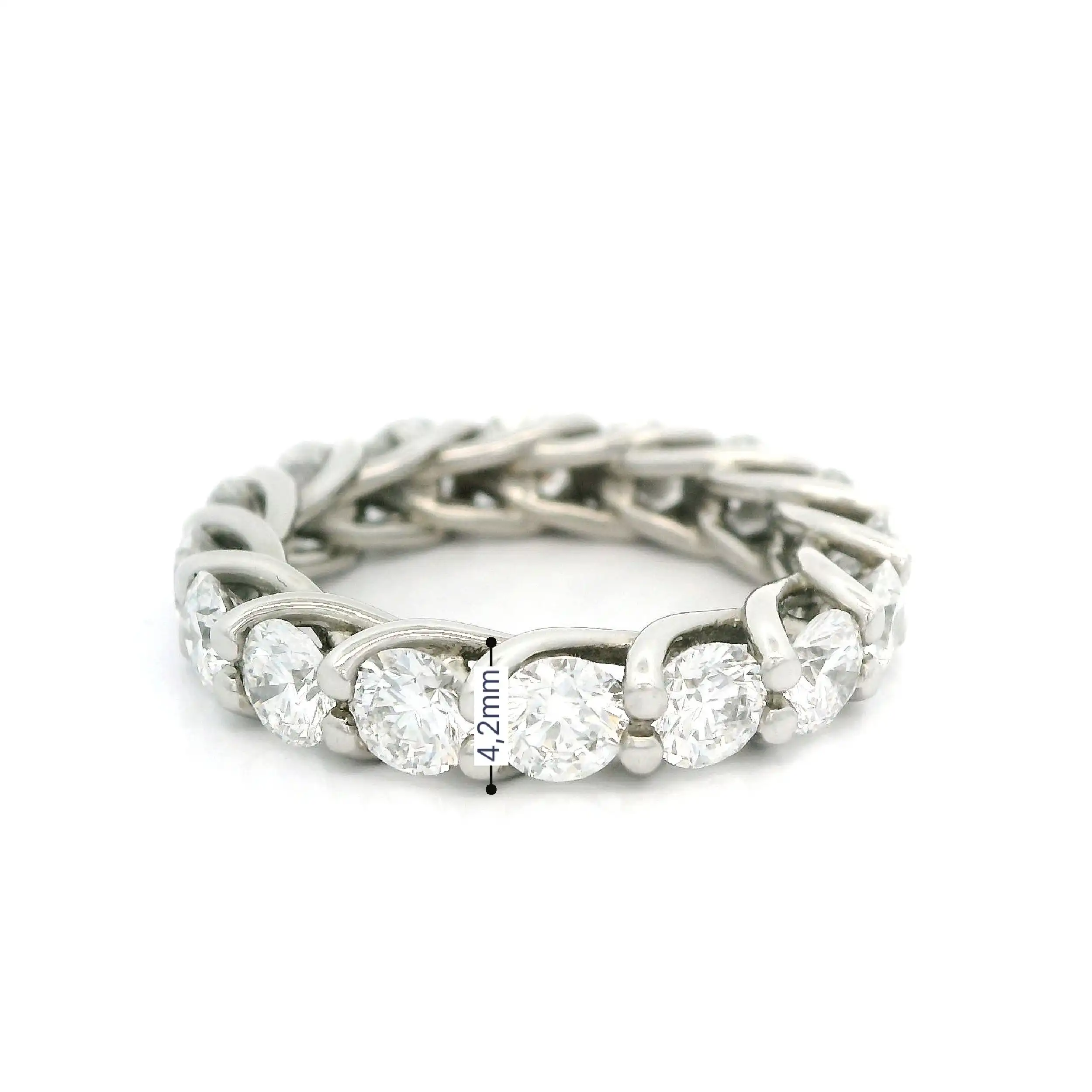 Ring Platin mit Brillanten, Wempe Zertifikat Ring Platin mit Brillanten, Wempe Zertifikat