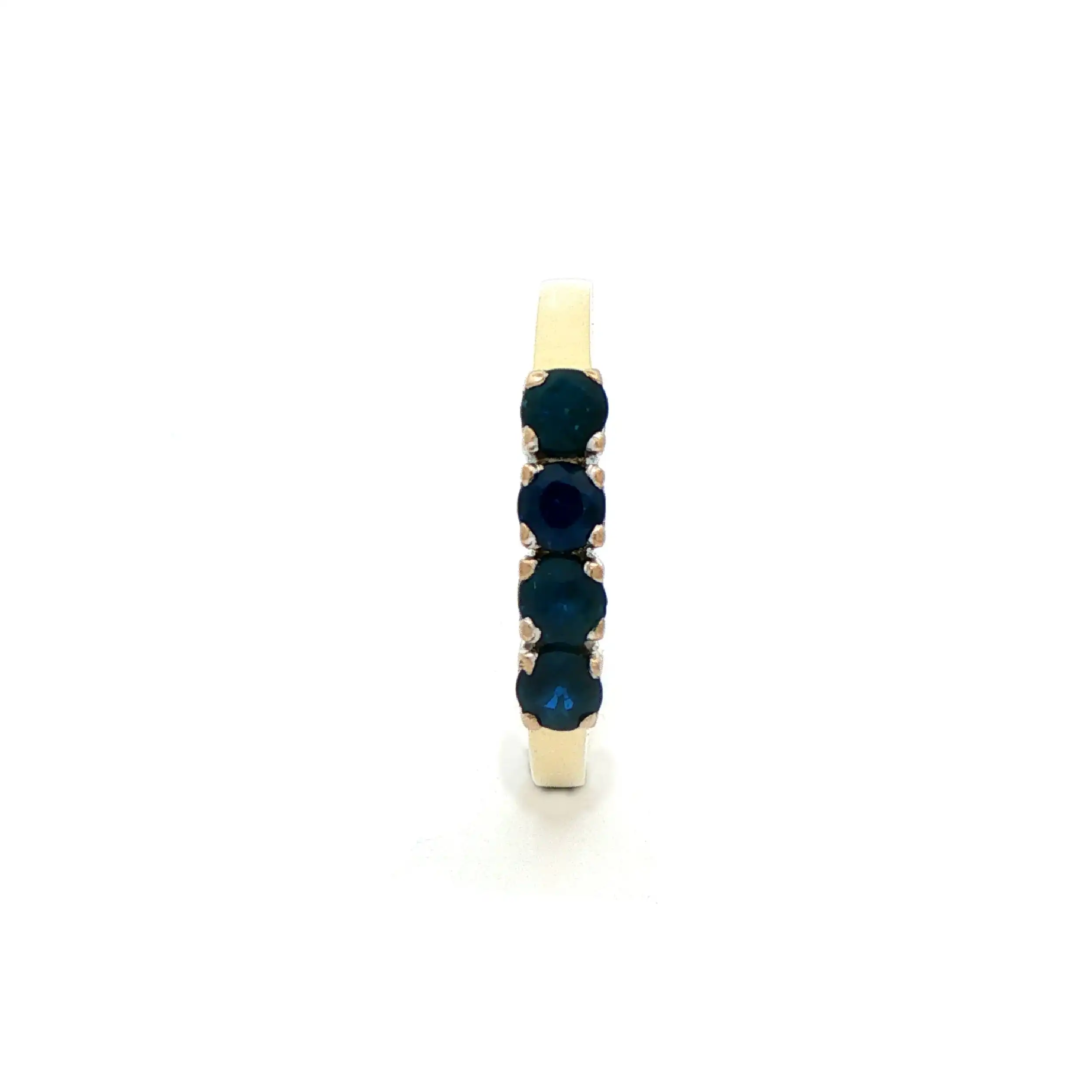 Ring Bicolor mit Saphiren Ring Bicolor mit Saphiren