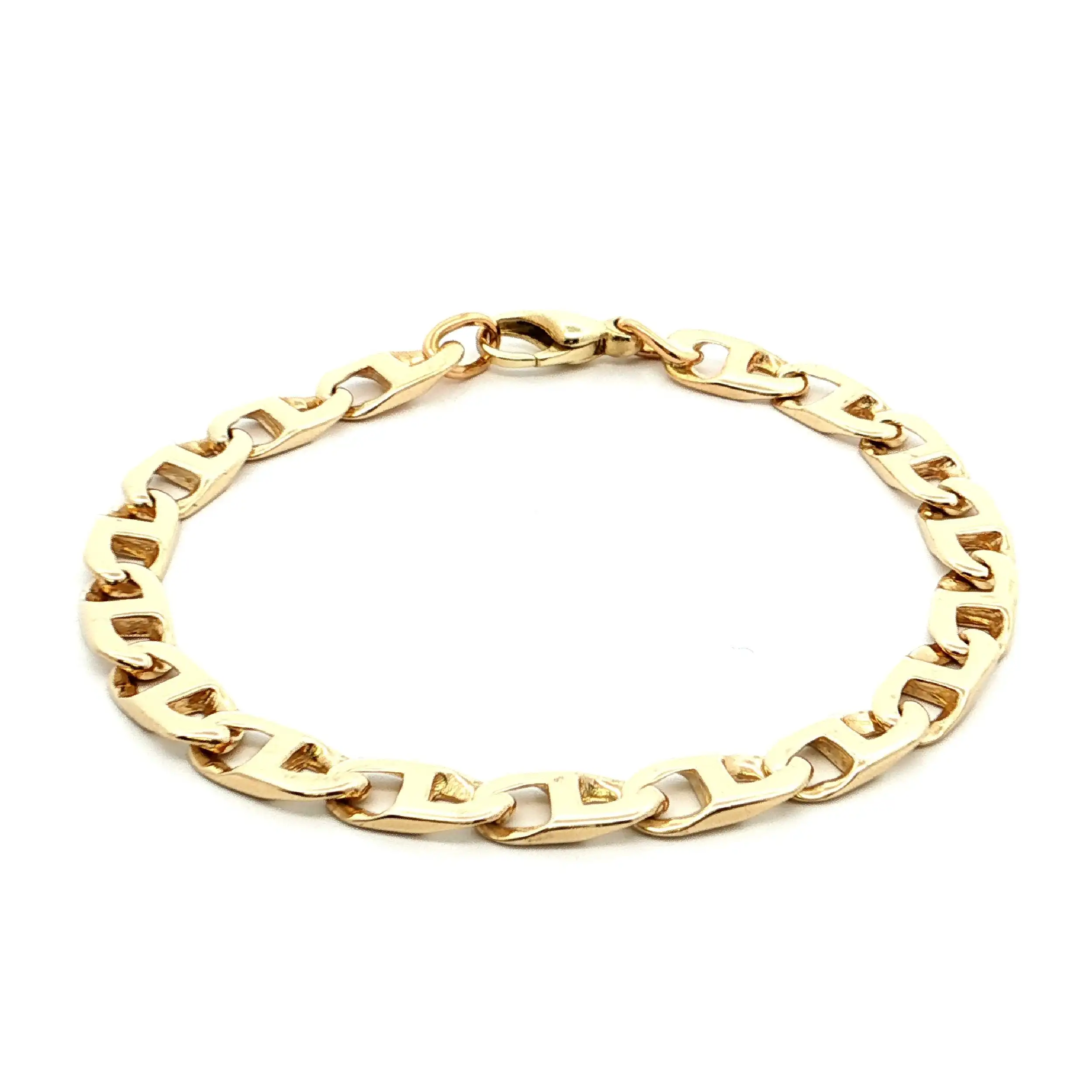 Flachpanzerarmband Gelbgold Flachpanzerarmband Gelbgold