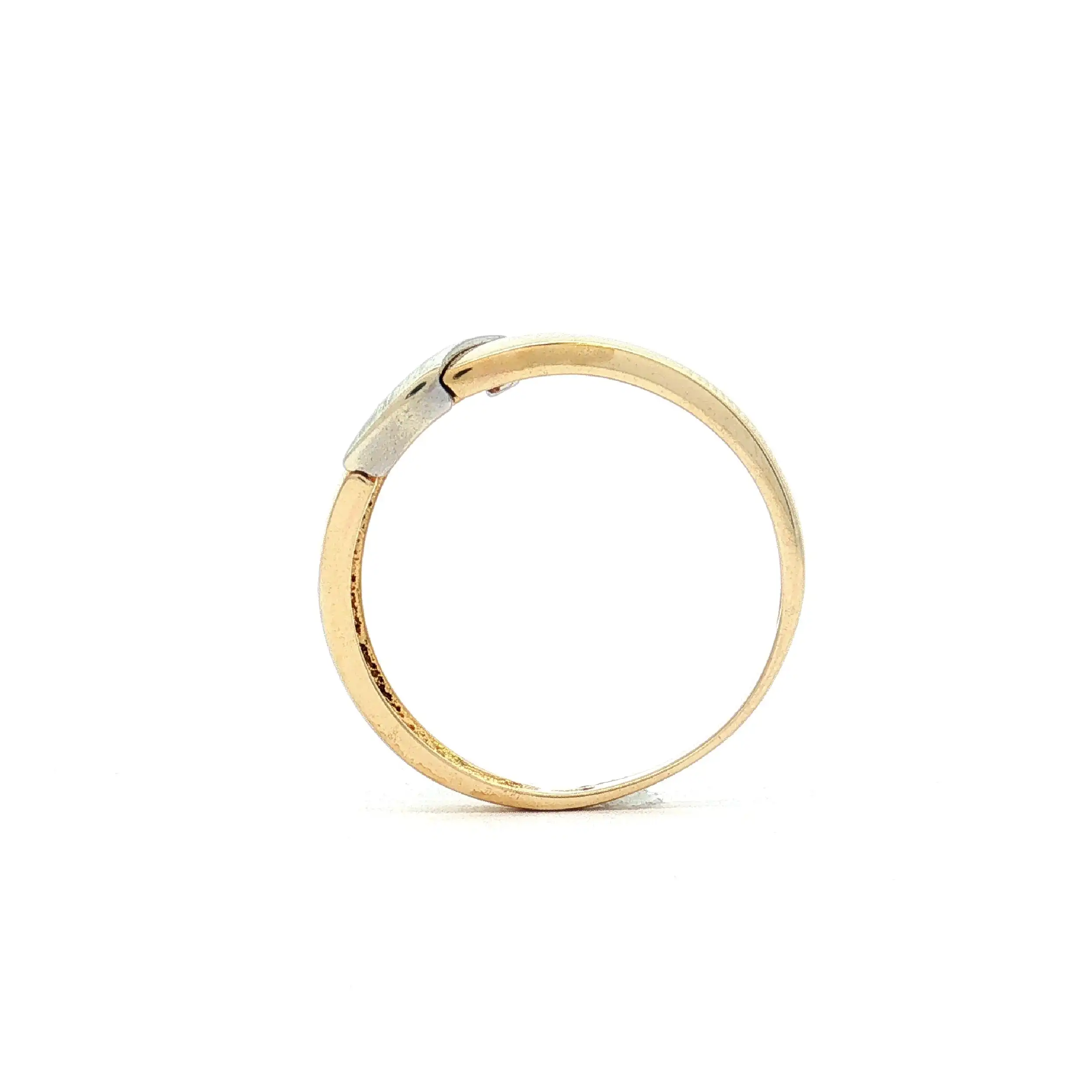 Ring Bicolor mit Diamanten