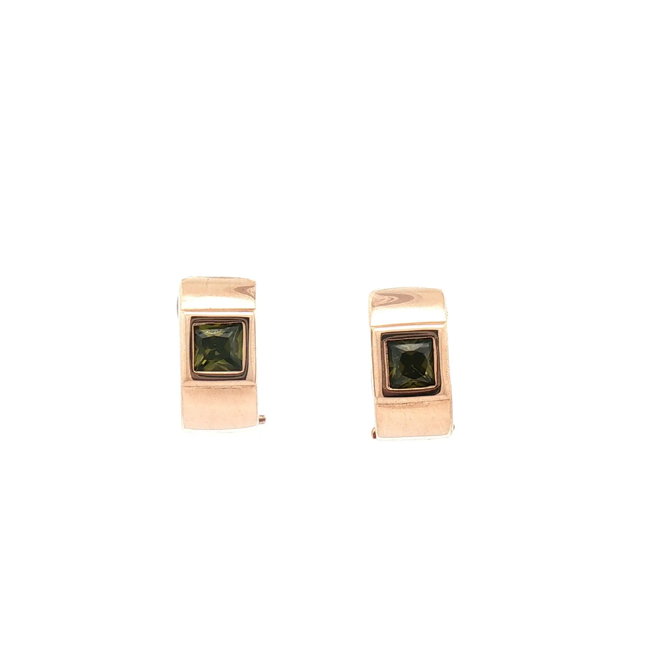 Creolen Bicolor mit Peridot