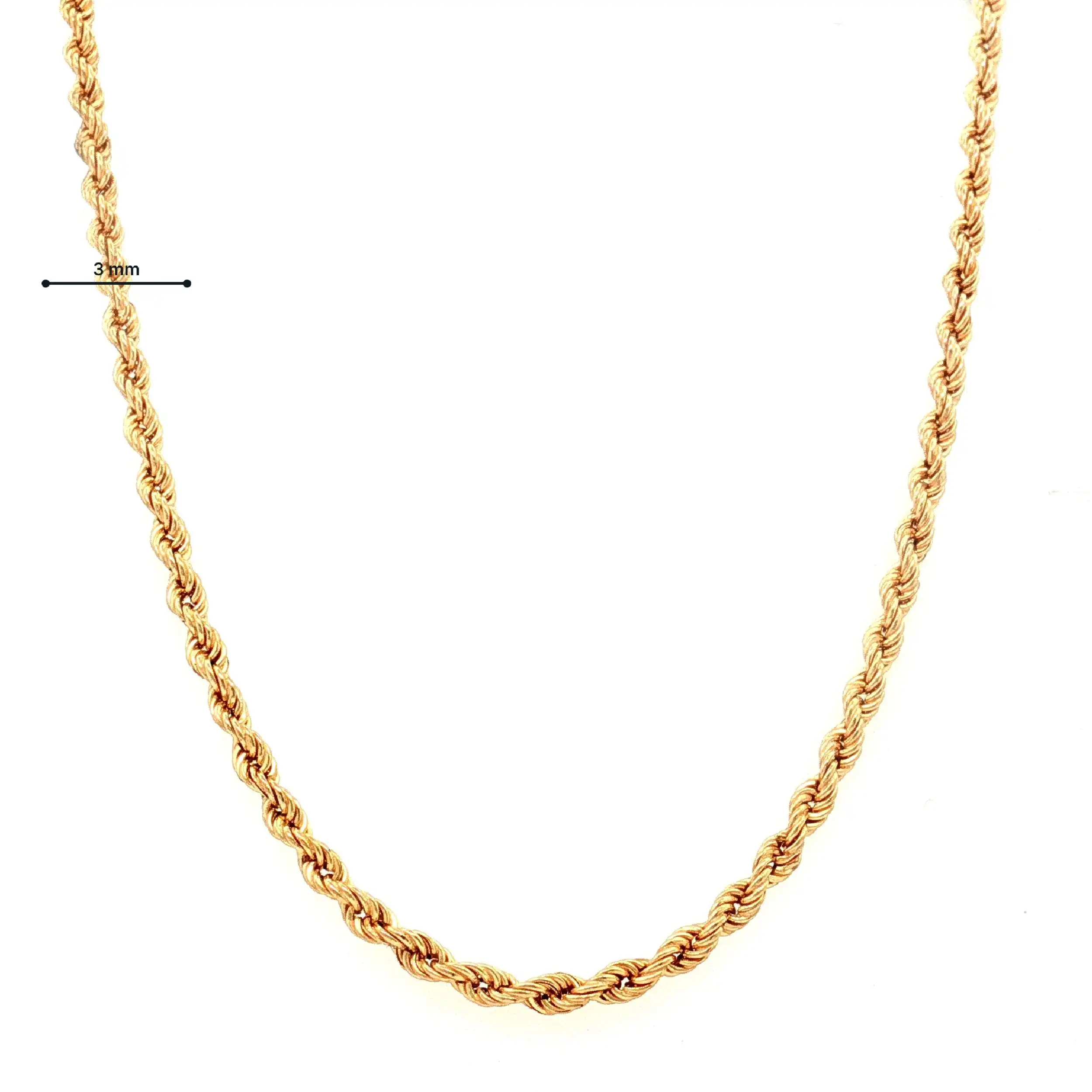 Kette Gelbgold gedreht