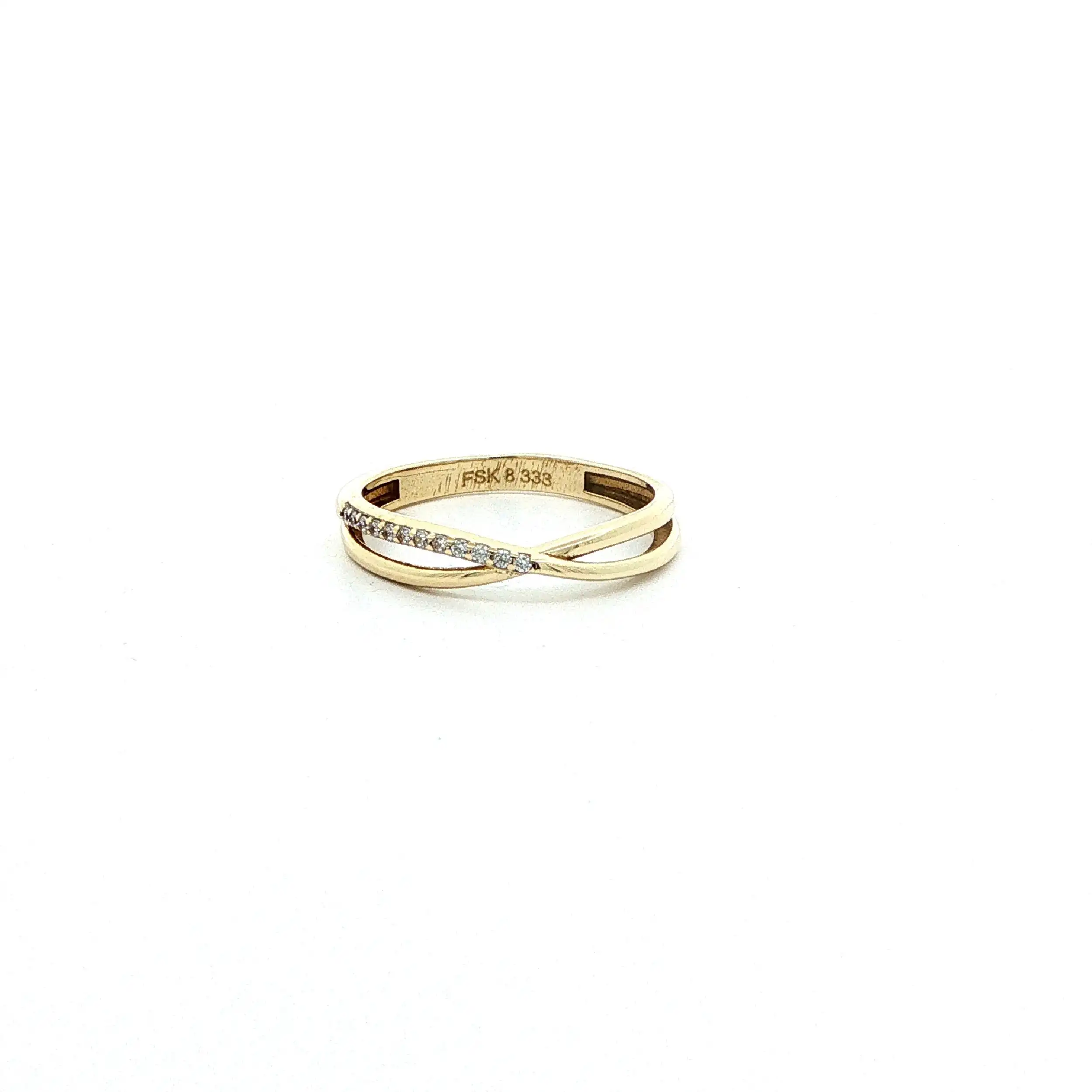 Ring Gelbgold mit Zirkonia
