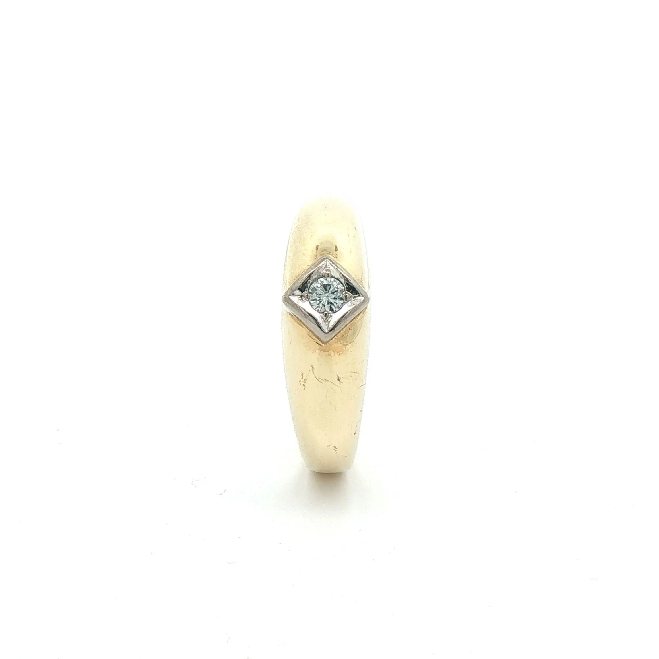 Ring Bicolor mit Brillant