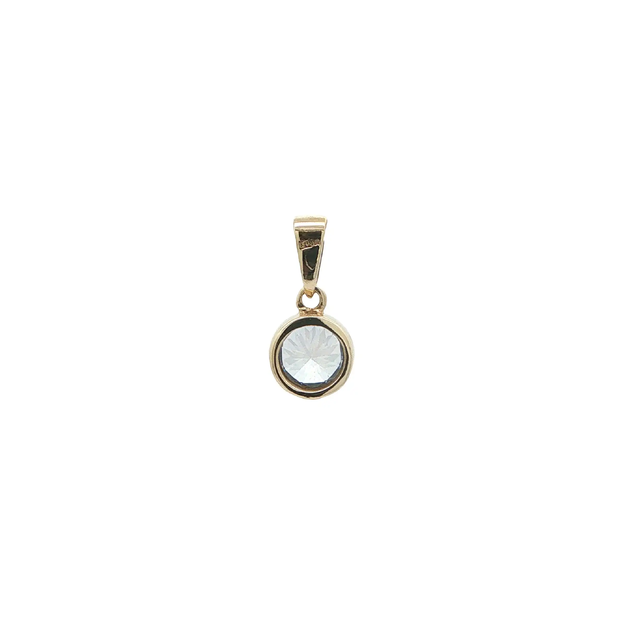 Anhänger Gelbgold mit Zirkonia