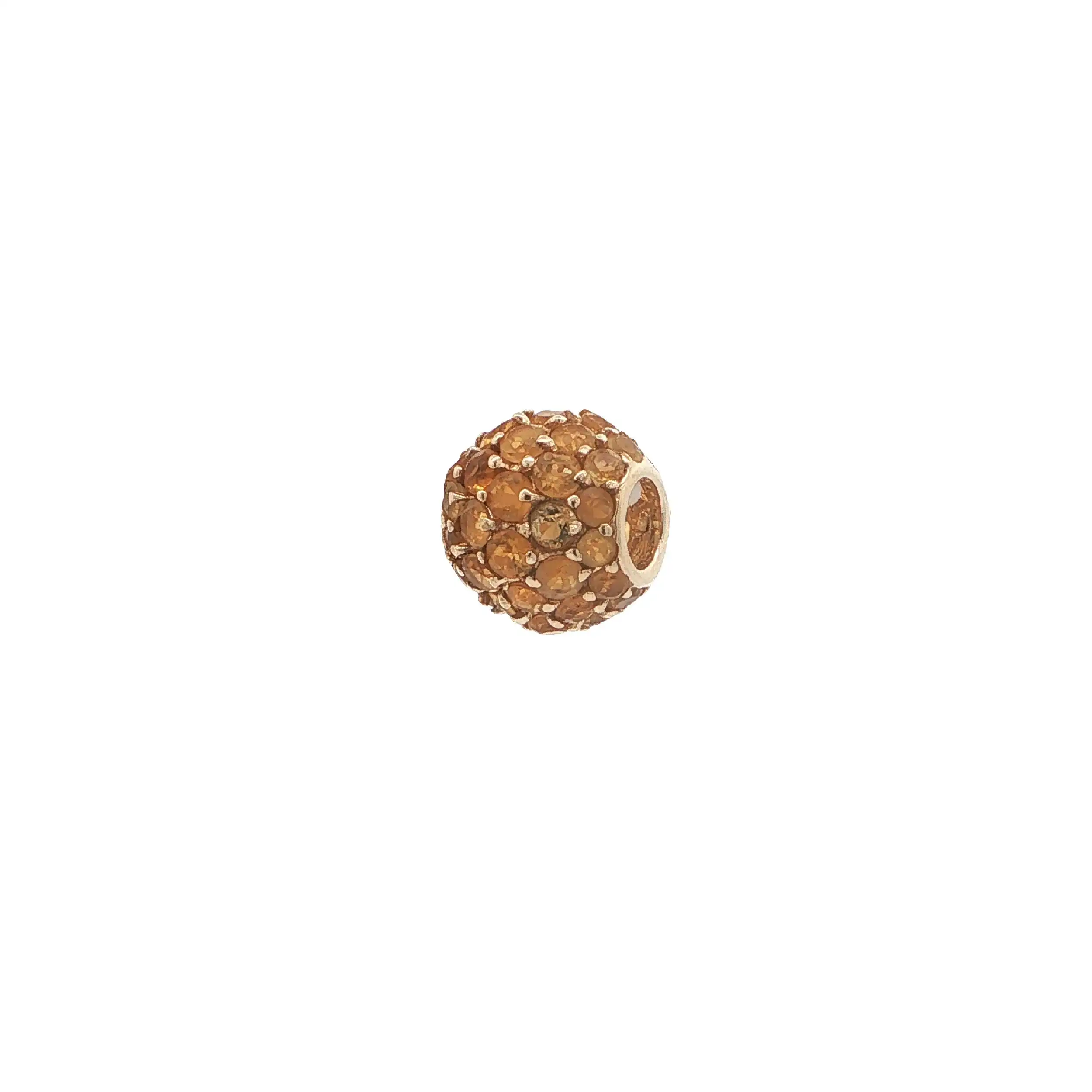 Charm / Anhänger Gelbgold mit gelben Farbsteinen Charm / Anhänger Gelbgold mit gelben Farbsteinen