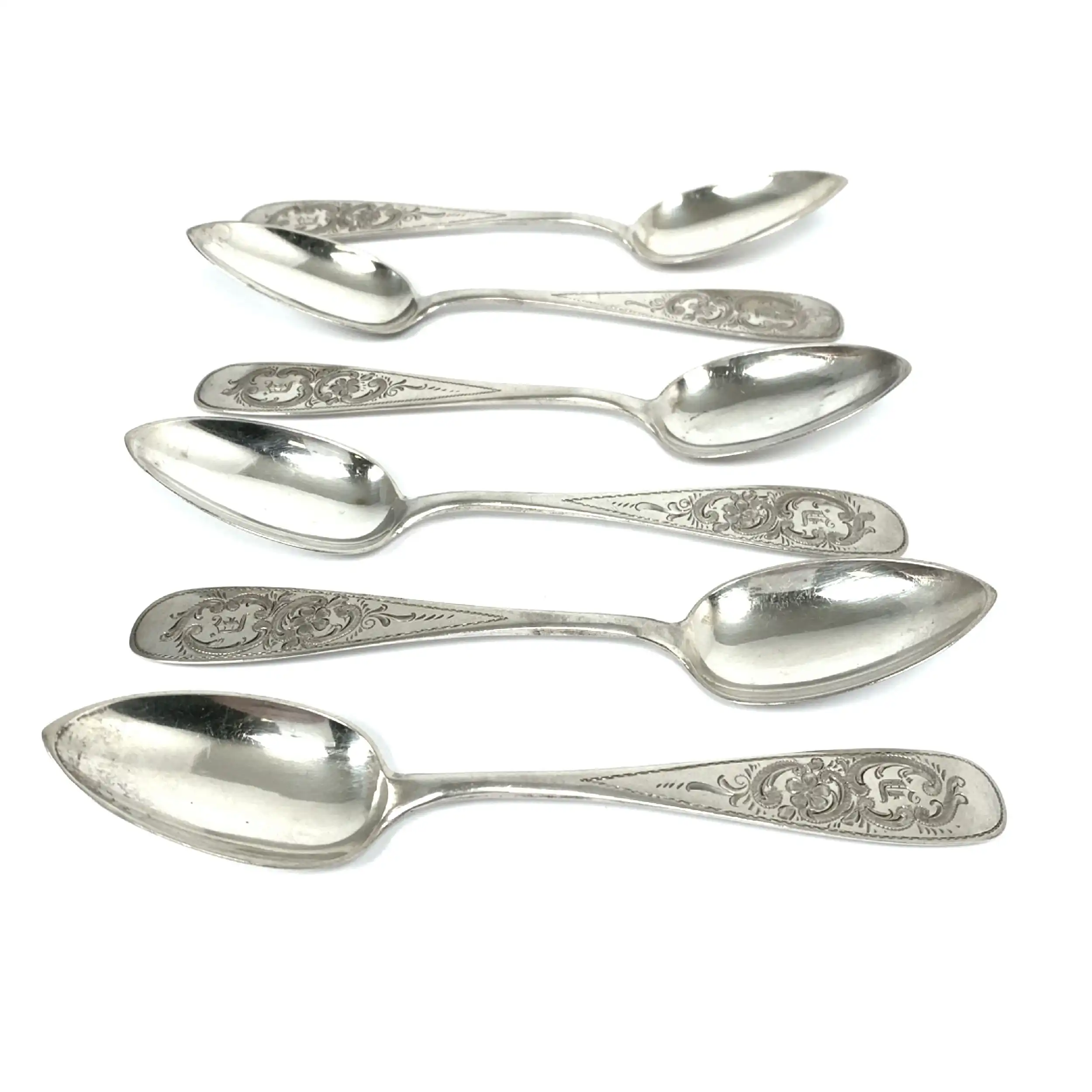 6 Teelöffel Silber