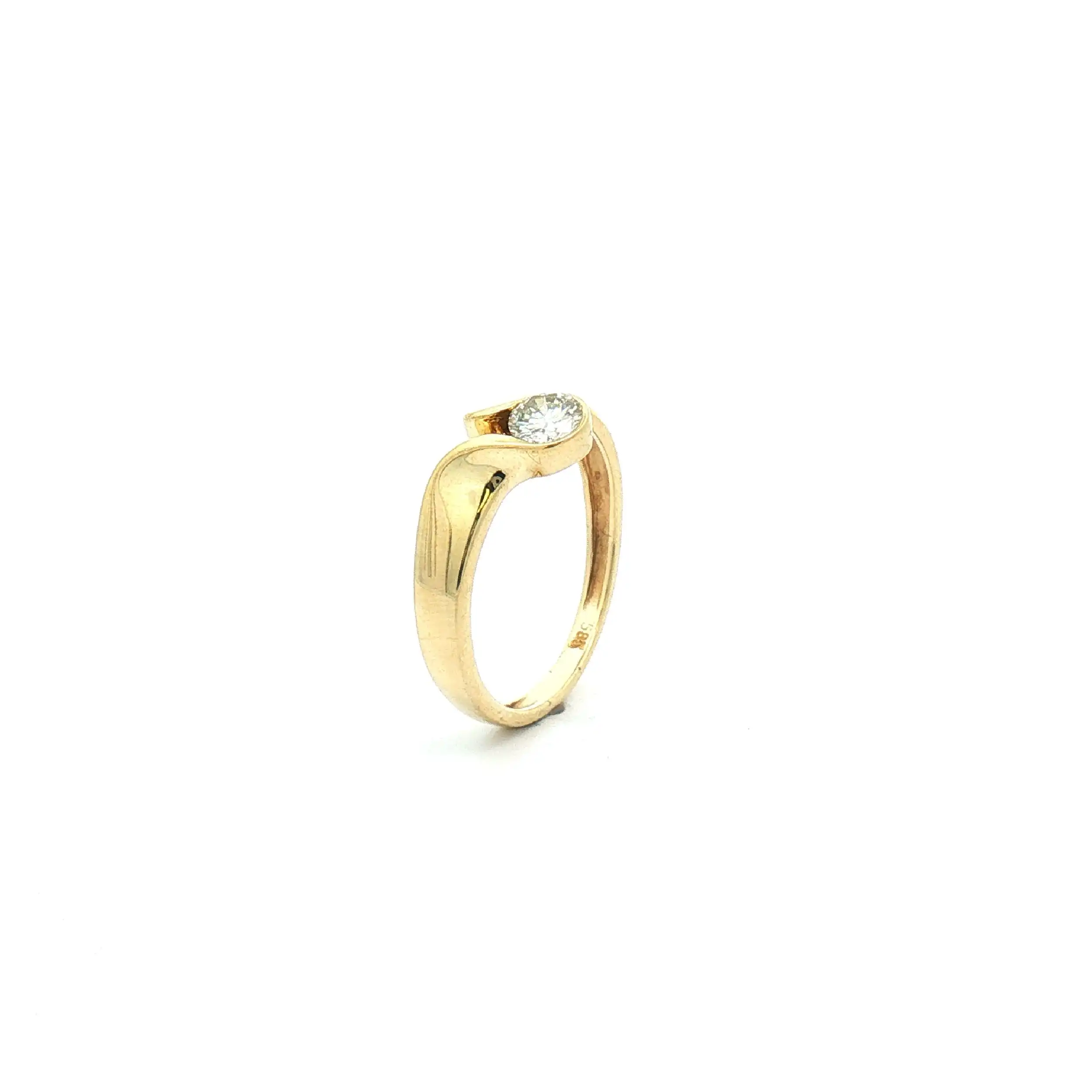 Ring Gelbgold mit Brillant