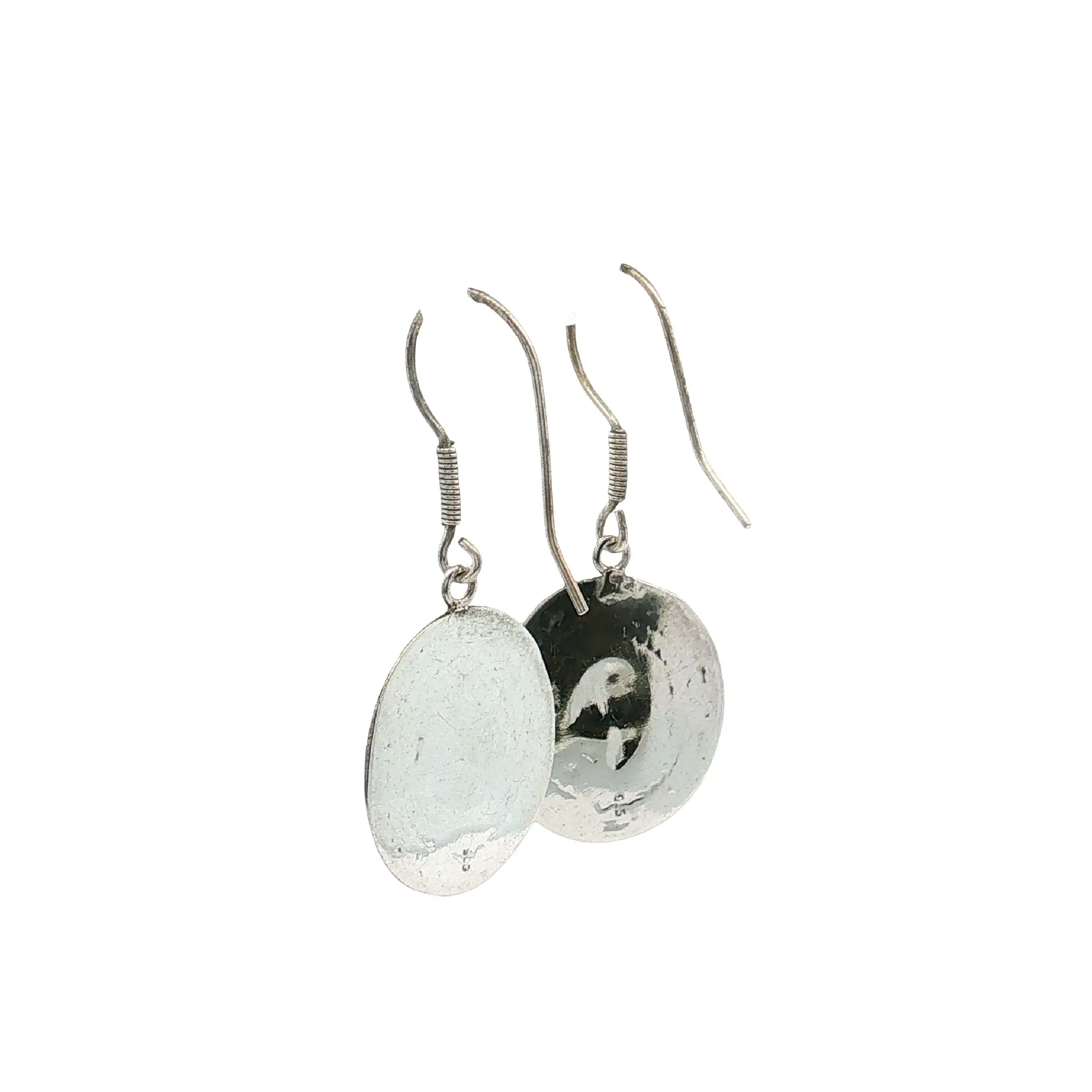 Paar Ohrringe Silber mit Türkis