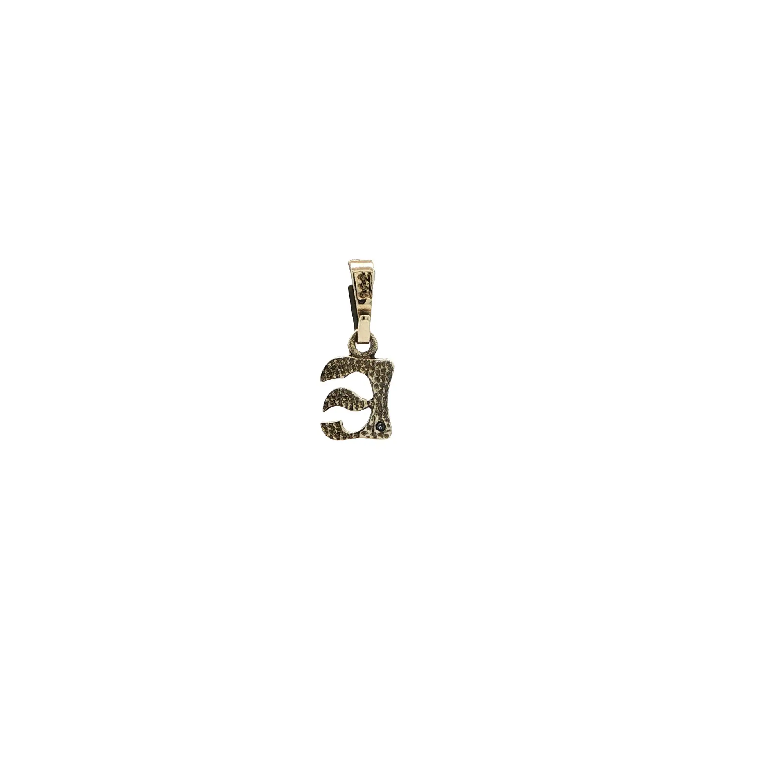 Anhänger Gelbgold Buchstabe "E" mit Diamant Anhänger Gelbgold Buchstabe "E" mit Diamant