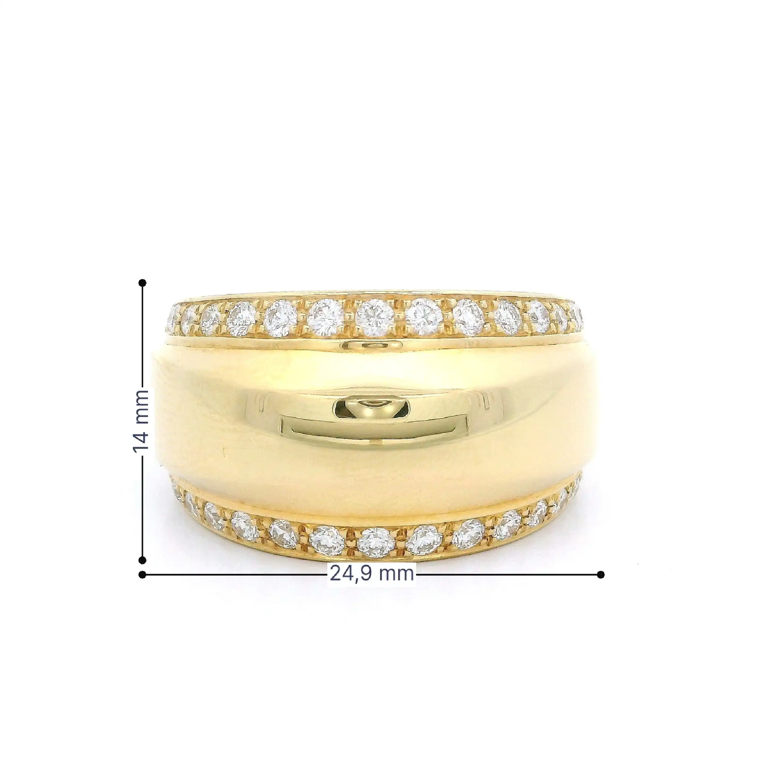 Ring Gelbgold Chopard La Strada mit Brillanten mit Box und Papieren Ring Gelbgold Chopard La Strada mit Brillanten mit Box und Papieren