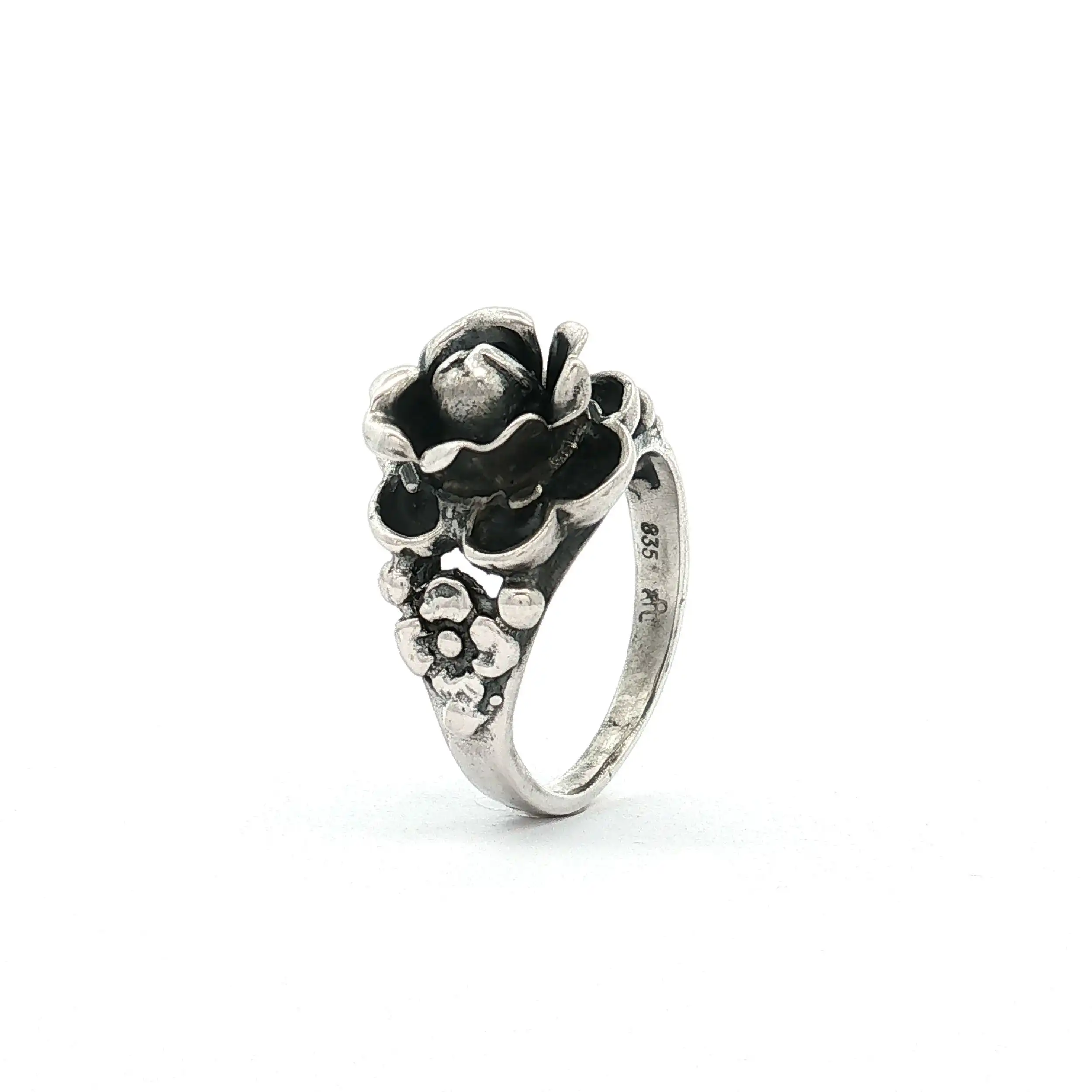 Ring Silber Rose