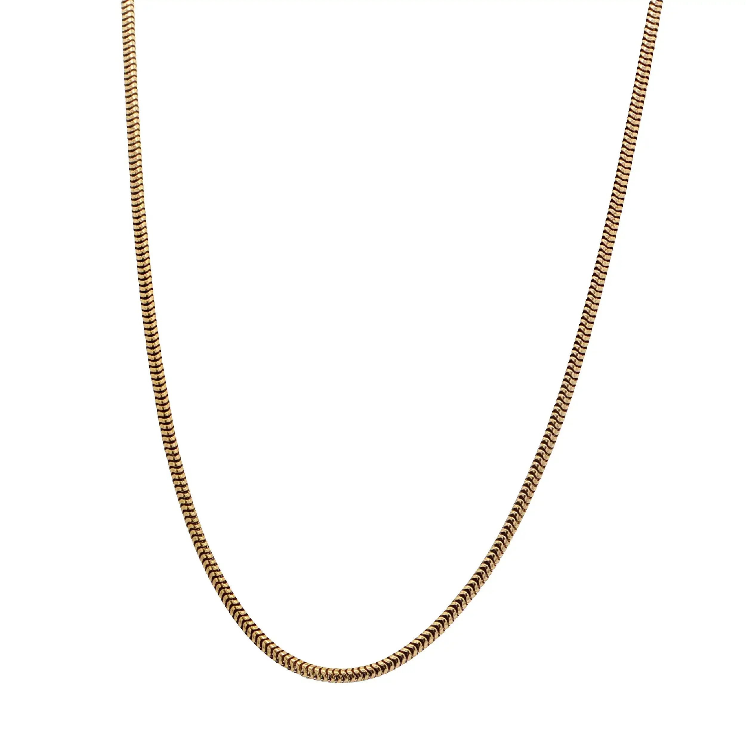 Schlangenkette Gelbgold