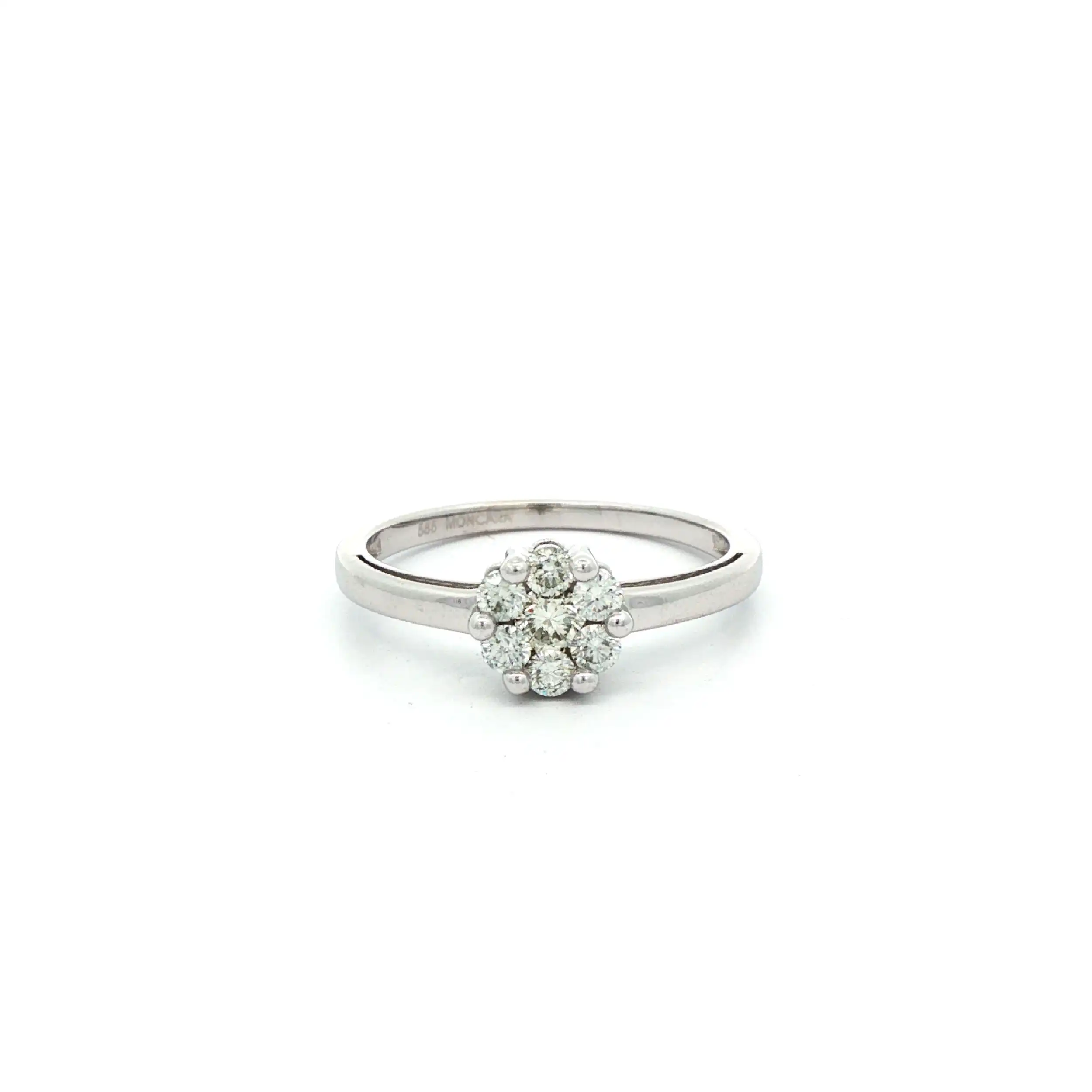 Ring Weißgold mit Brillanten von Moncara