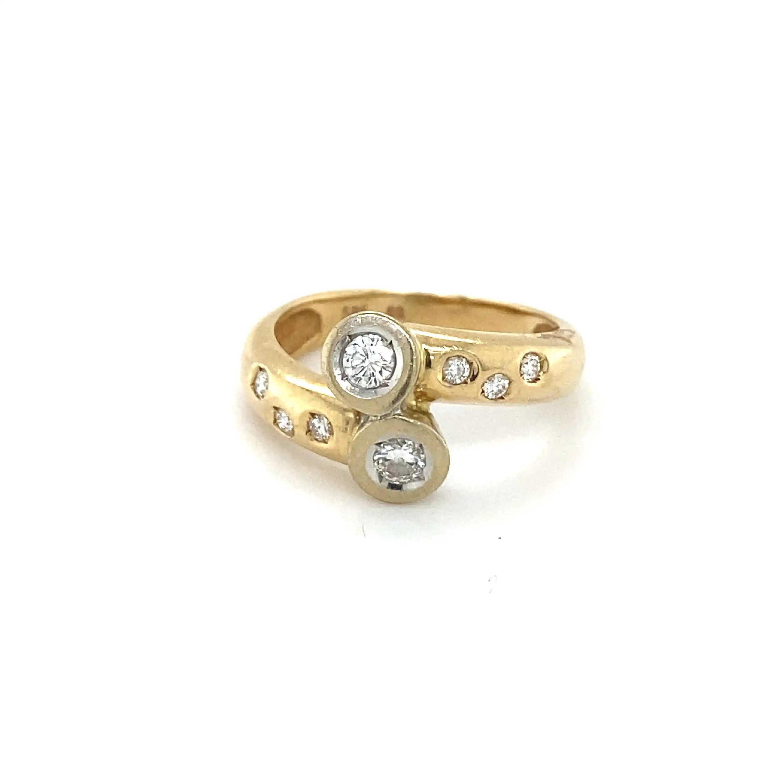 Ring Gelbgold mit Brillanten